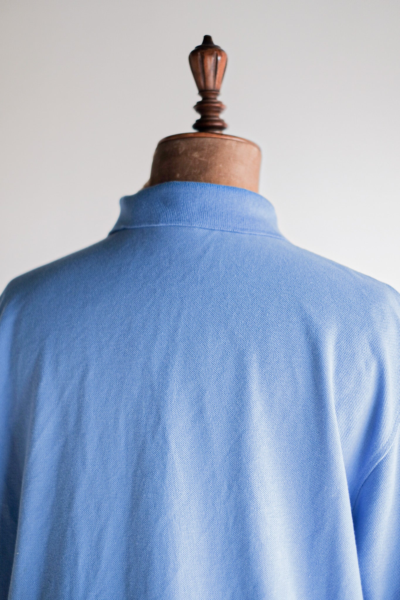 [〜90年代]顏色的lacoste s/s polo襯衫尺寸。7“淺藍色”