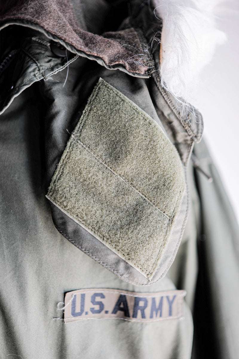 [~ 80's] สหรัฐอเมริกา M-65 Fishtail Parka Size.medium "Full Set"