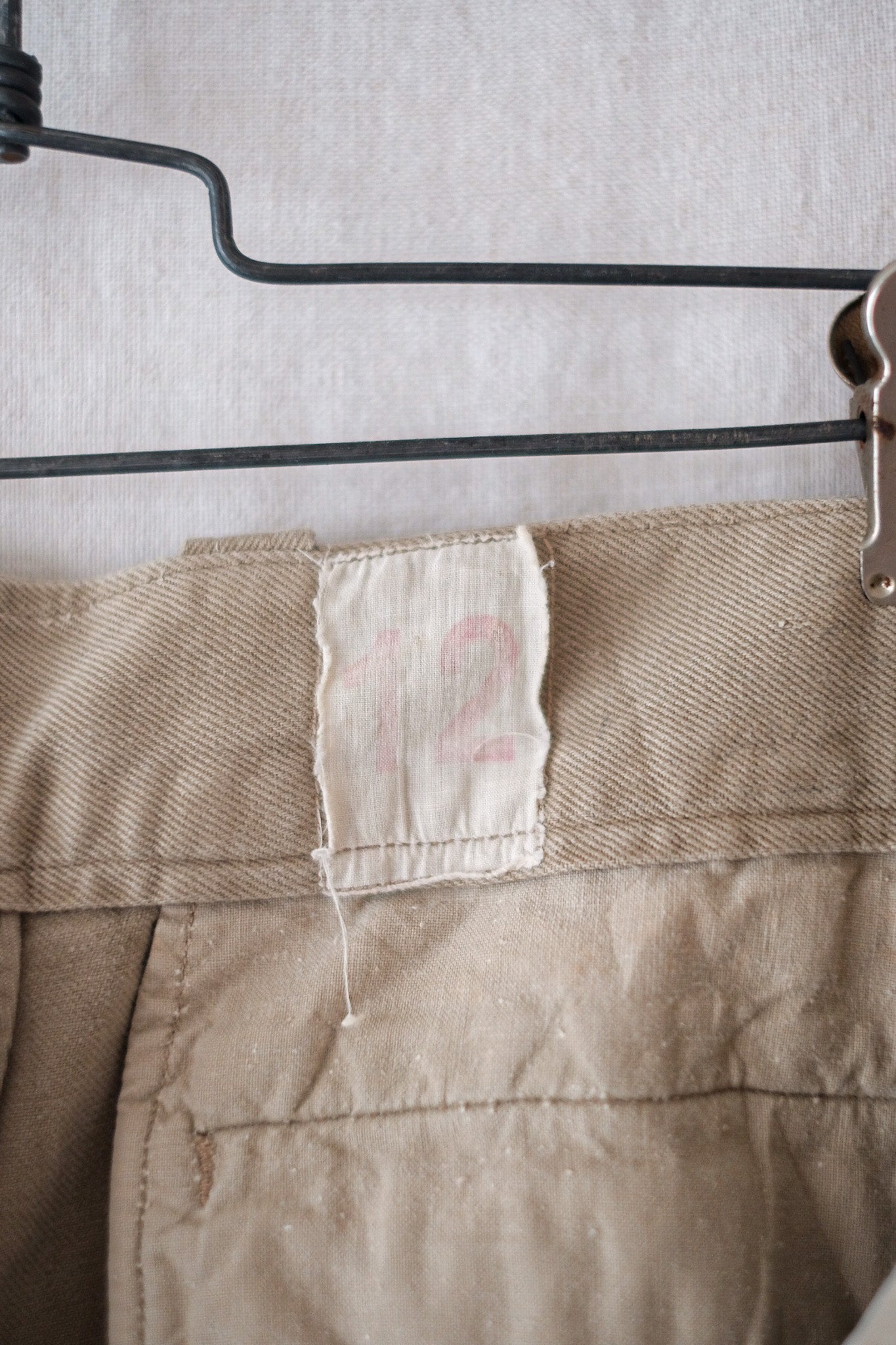 【~60's】French Army M52 Chino Trousers Size.12