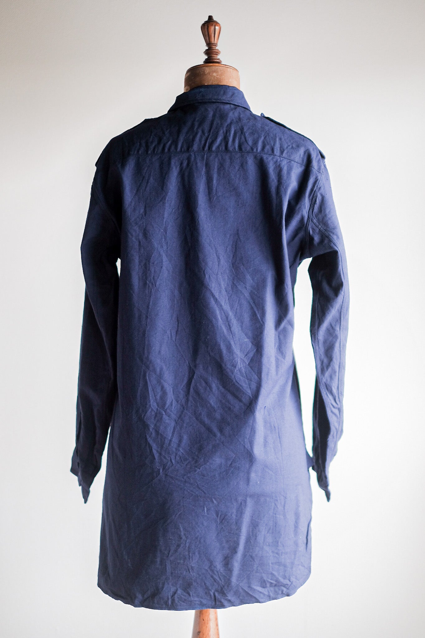 [〜50年代]法國空軍靛藍梅蒂斯襯衫“死股”