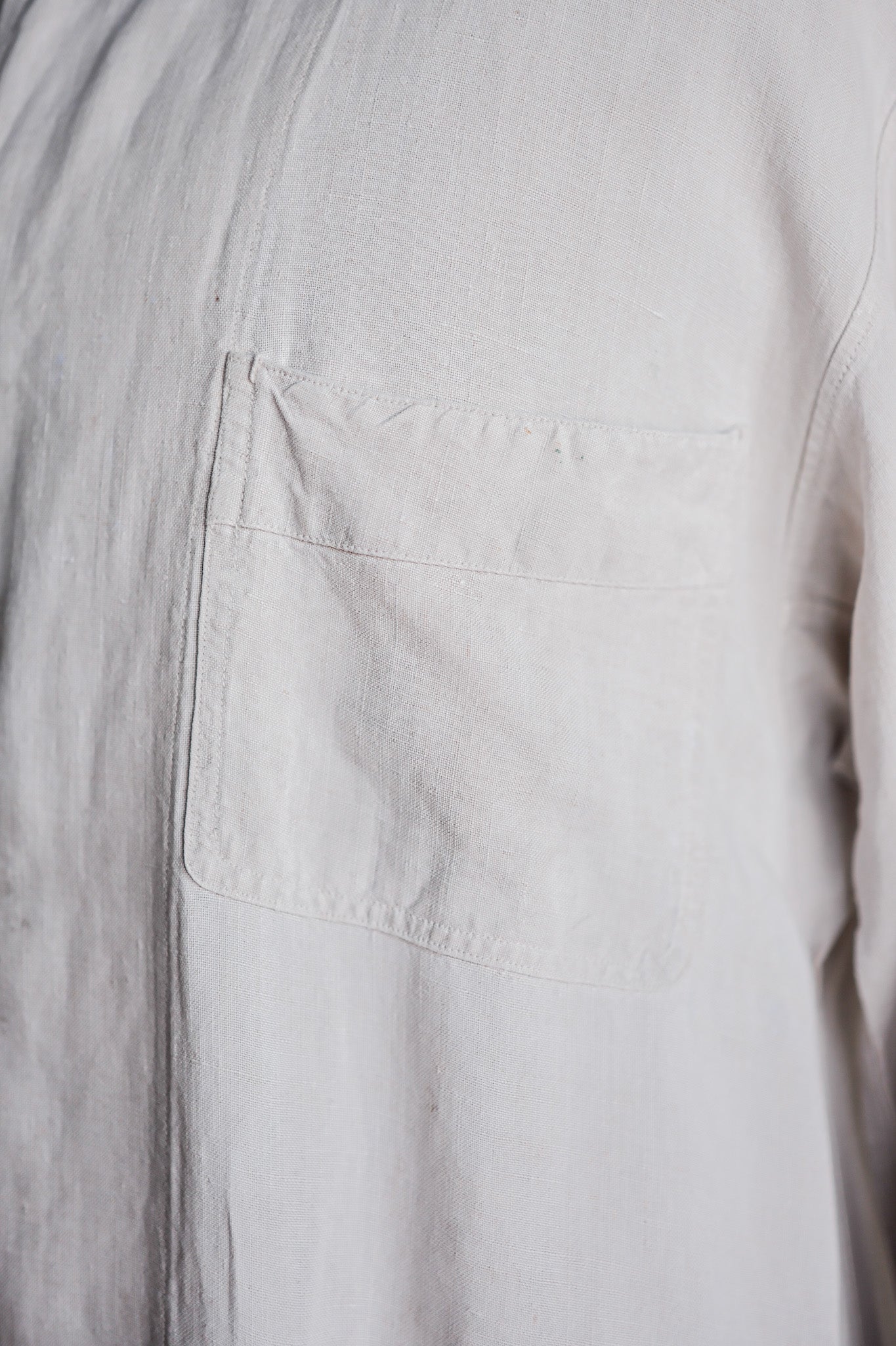 ［~30's］French Vintage Linen Coat "Belle Jardiniere"