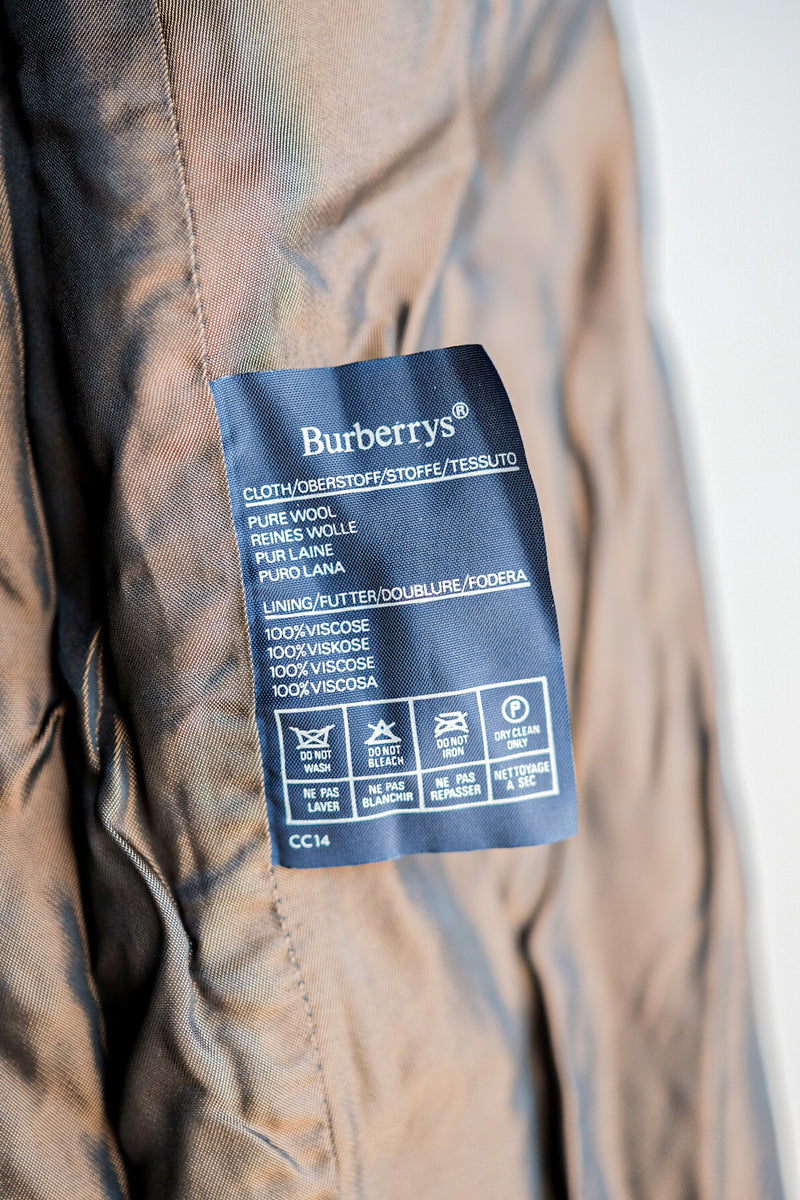 【~80's】Vintage Burberry's Single Raglan Balmacaan Coat Size.54R "Saddle Tweed"