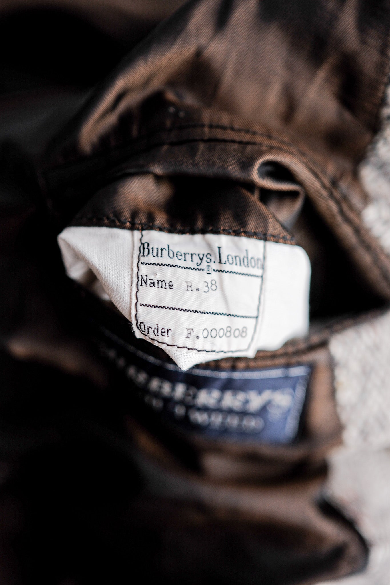 ［~70's］Vintage Burberry's Single Raglan Balmacaan Coat Size.38R "IRISH TWEED" "RAINBOW C 別注"