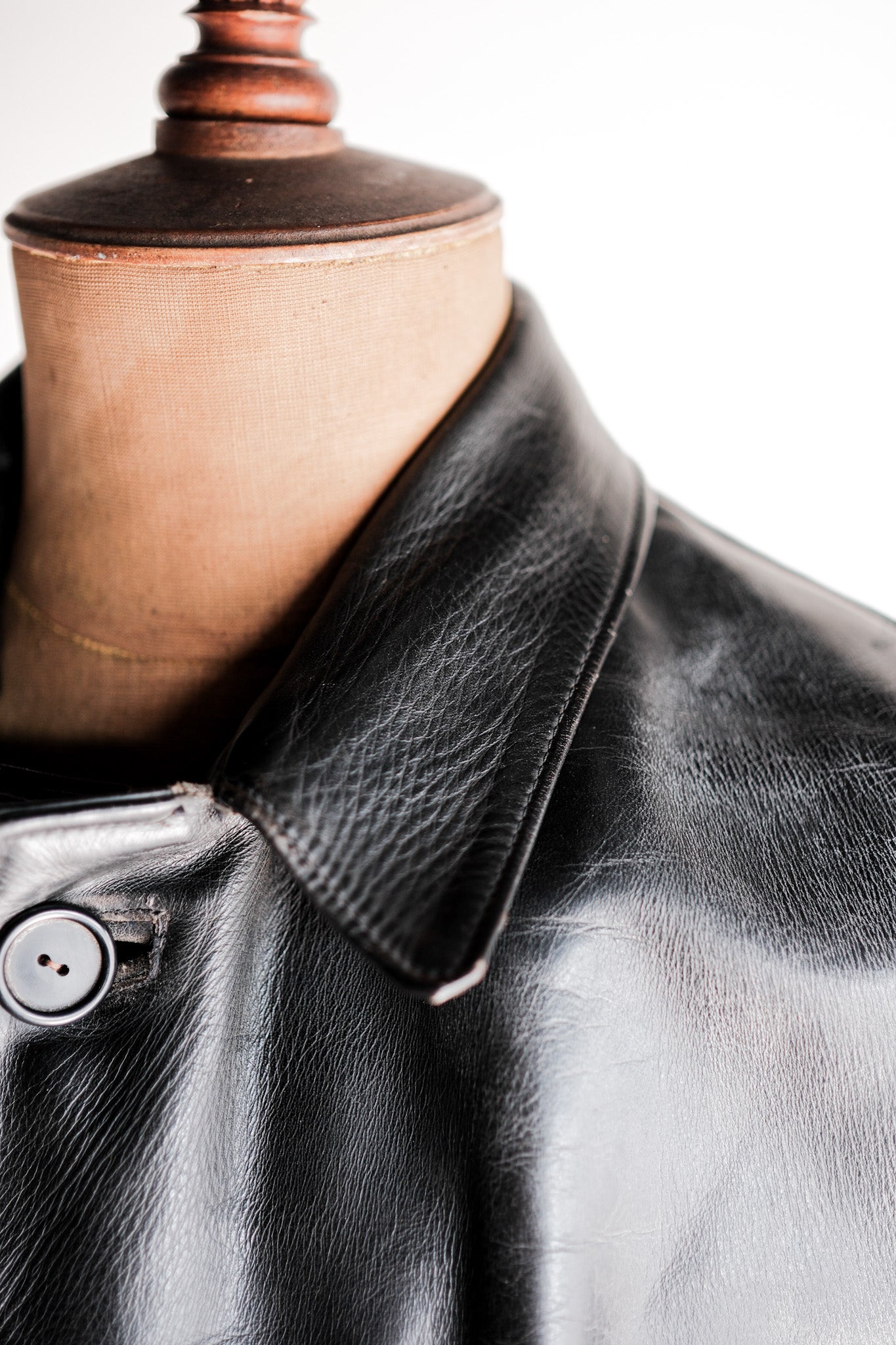 ［~40's］French Vintage Horse Hide Leather Jacket