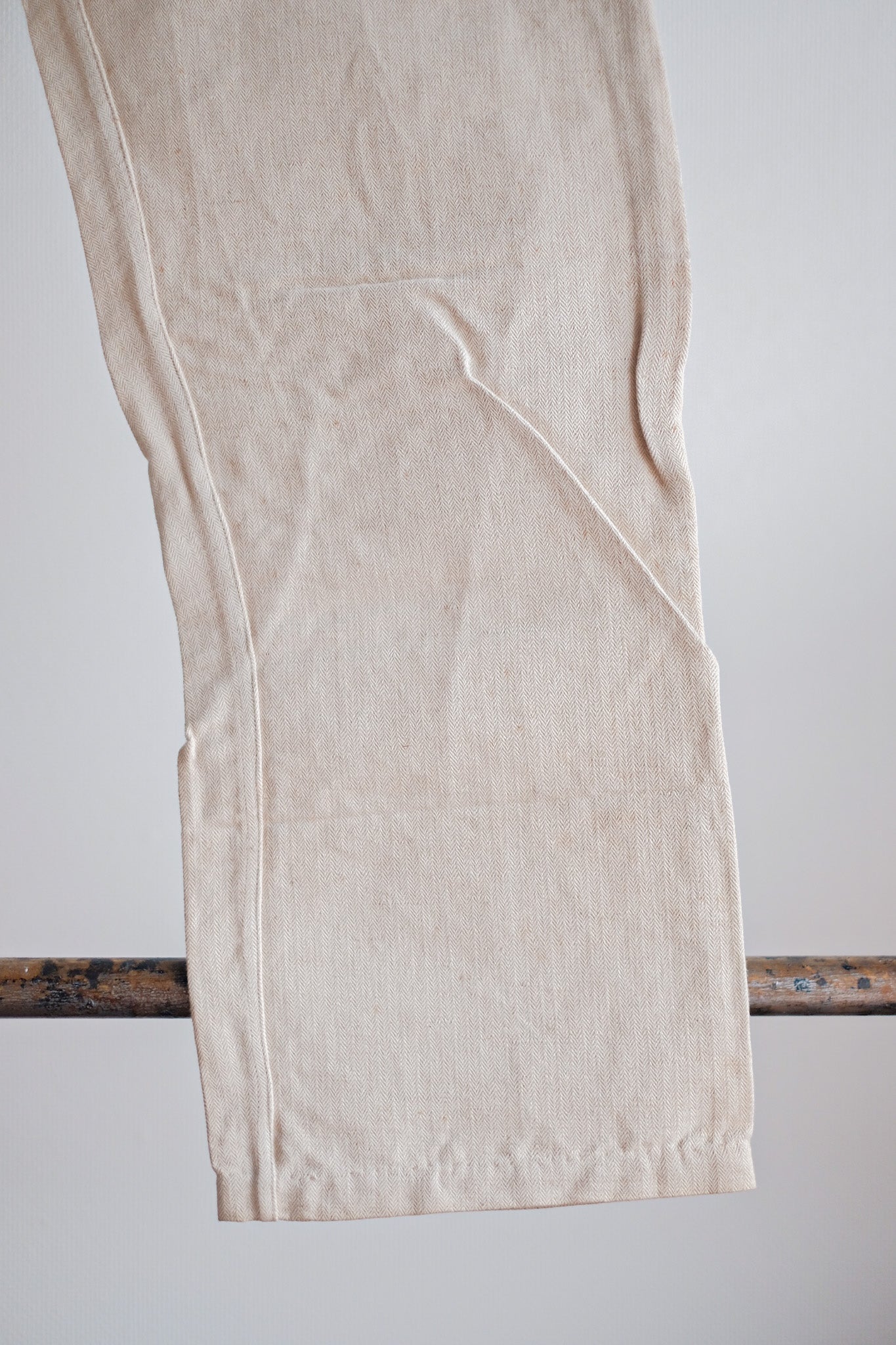 ［~30's］French Army Bourgeron HBT Linen Pant "Dead Stock"