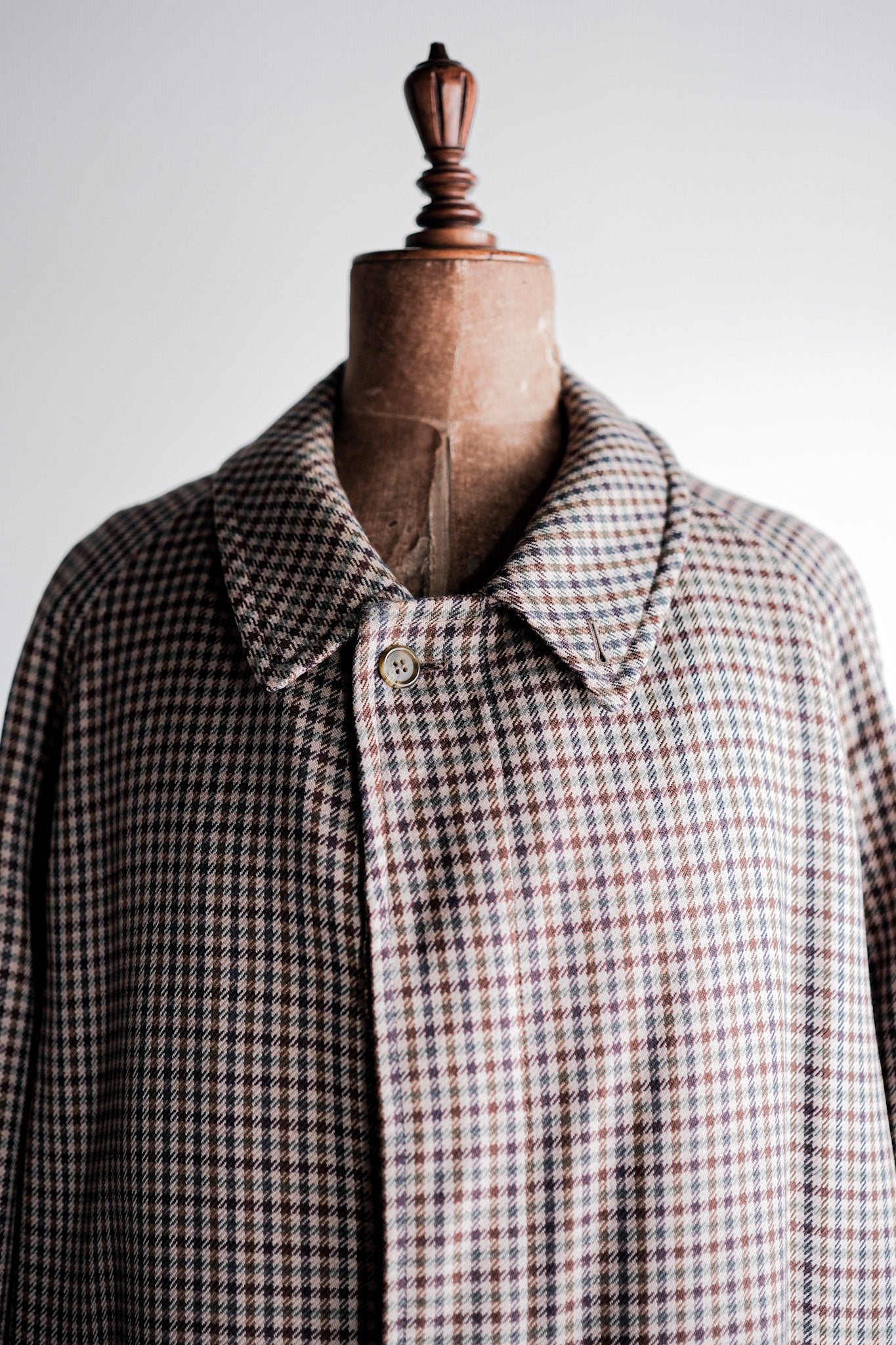 [~ 80's] Vintage Burberry's Single Raglan Wool Balmacaan Coat Taille.56reg