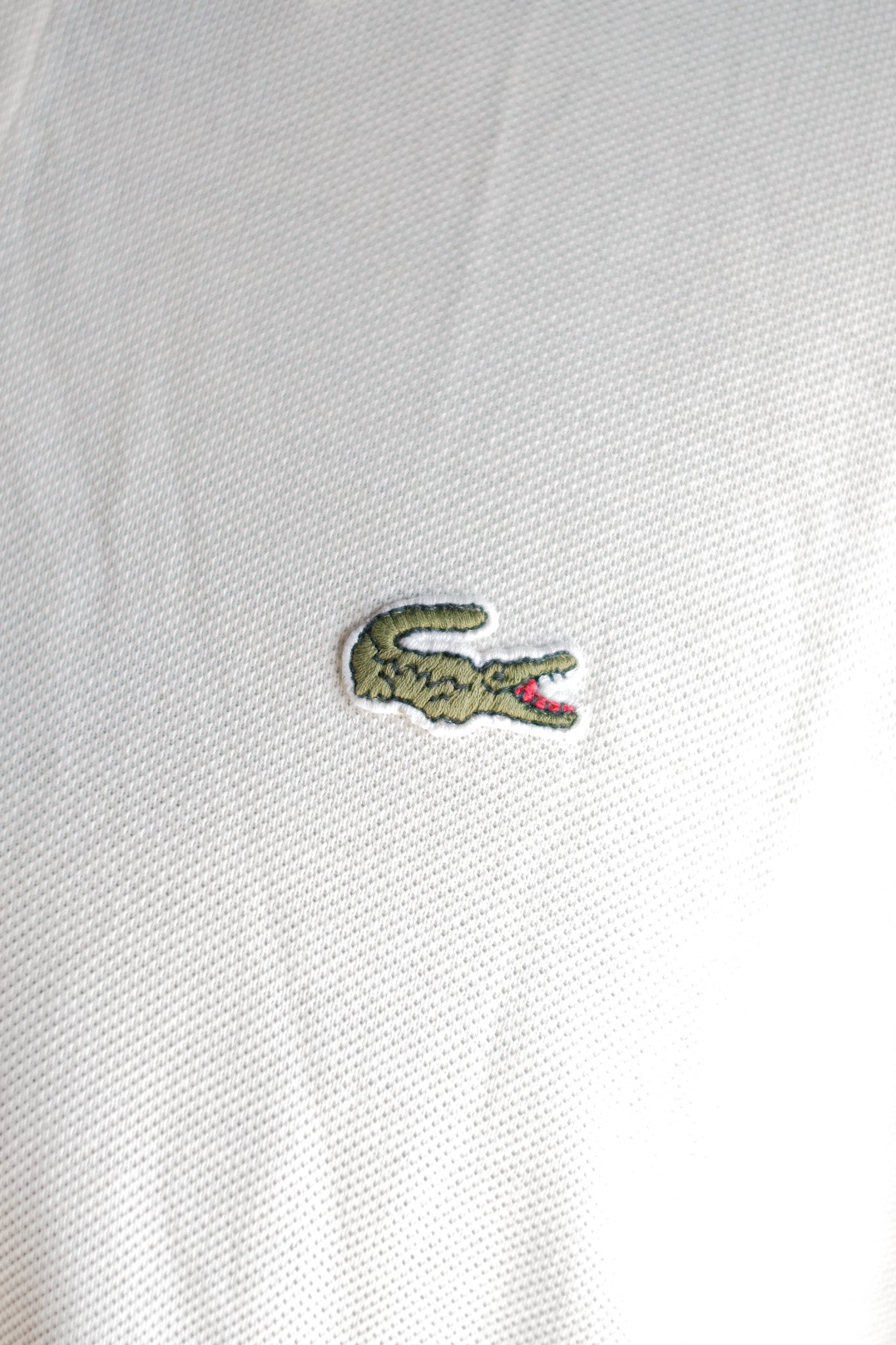 ［~80's］CHEMISE LACOSTE S/S Polo Shirt Size.7 "Ecru"