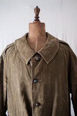 [~ 30's] กองทัพฝรั่งเศส M35 เสื้อมอเตอร์ไซค์ "ประเภทผ้าลินิน"