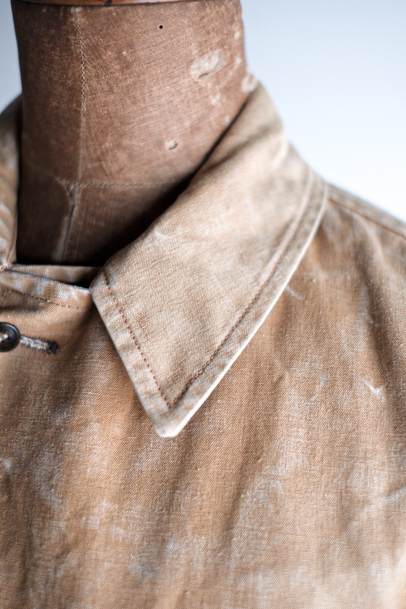 【~40's】French Vintage Cotton Canvas Hunting Jacket