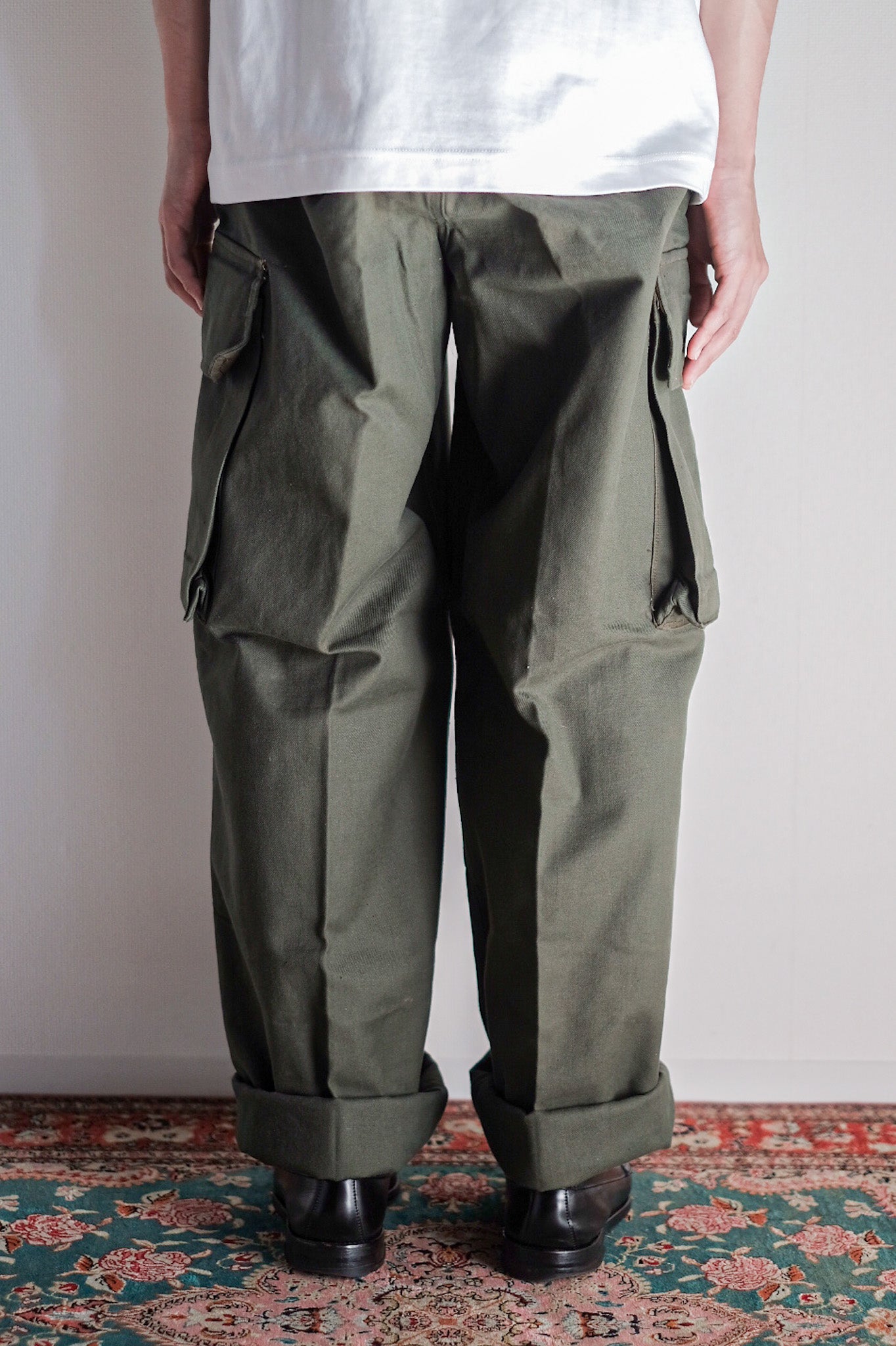 [~ 50's] French Air Force M47 Field Trousers Size.84XL "Le Pigeon Voyageur" ​​"Dead Stock"
