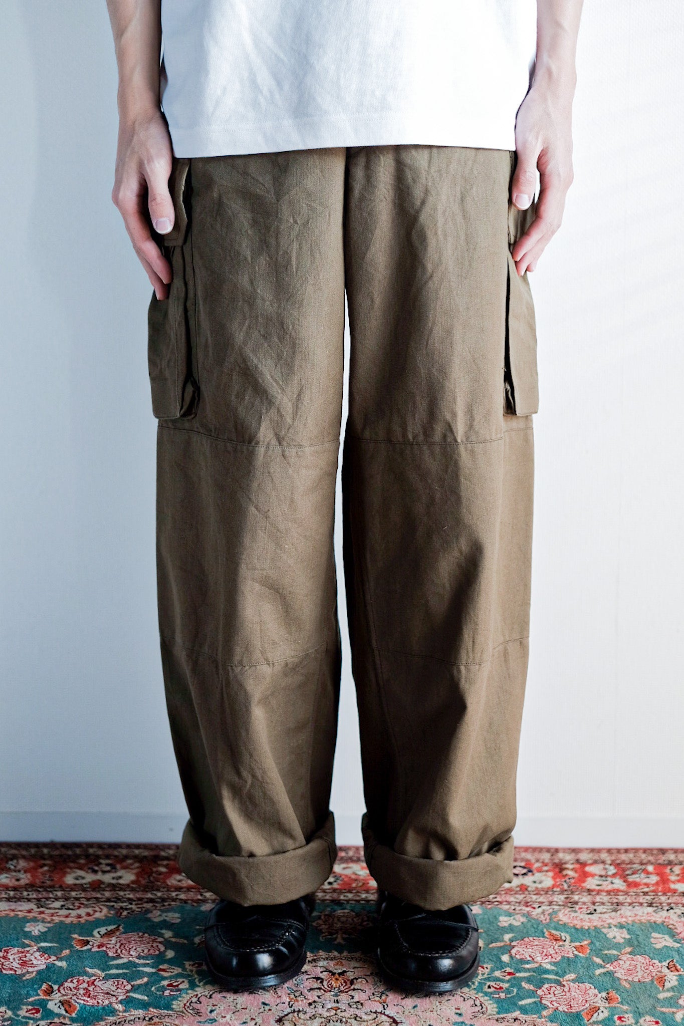 ［~50's］French Army M47 Field Trousers Size.33 "Dead Stock"