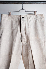 【~40's】German Army Linen Trousers "Dead Stock"