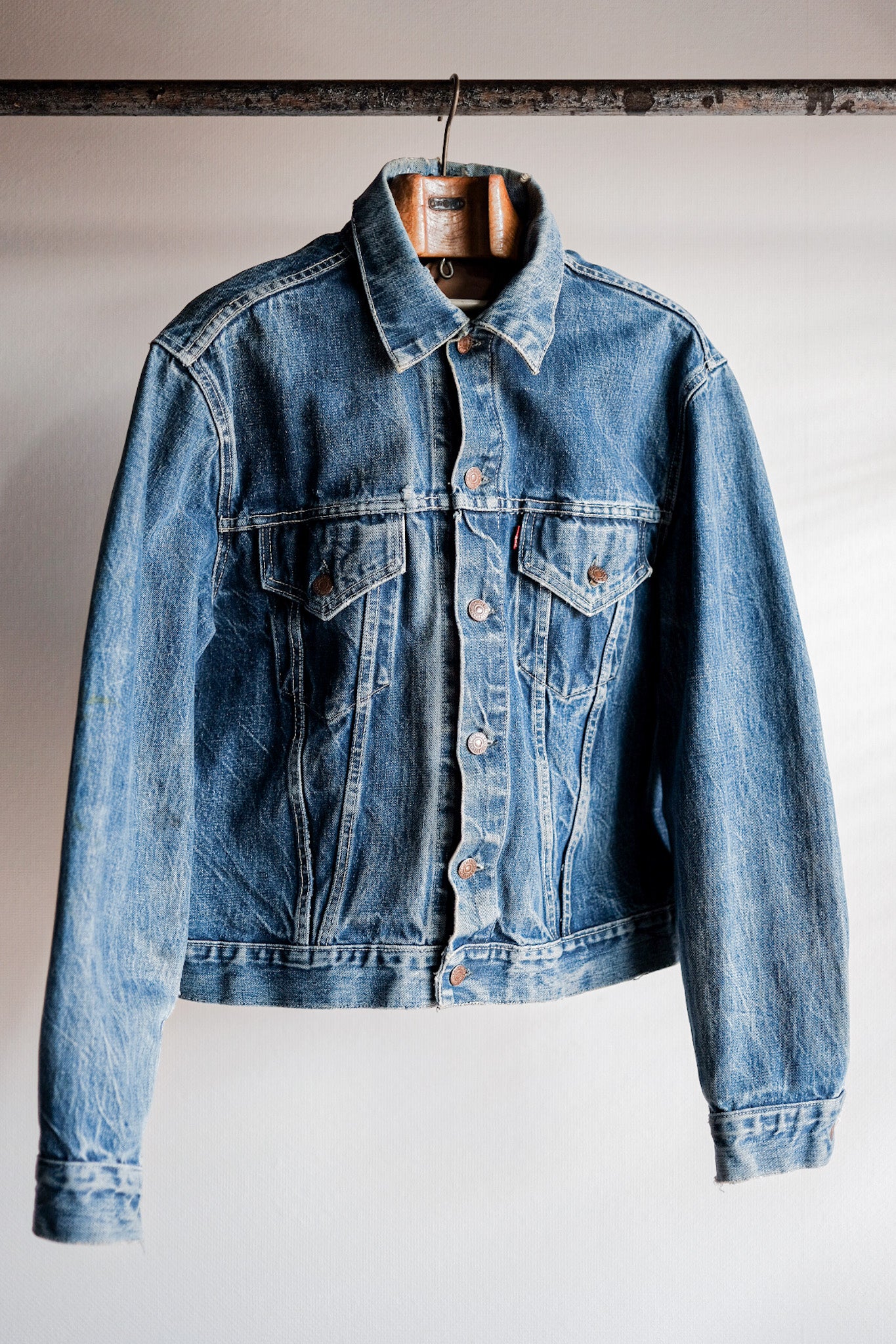 ［~60's］Vintage Levi's 557 Denim Jacket "Big E"