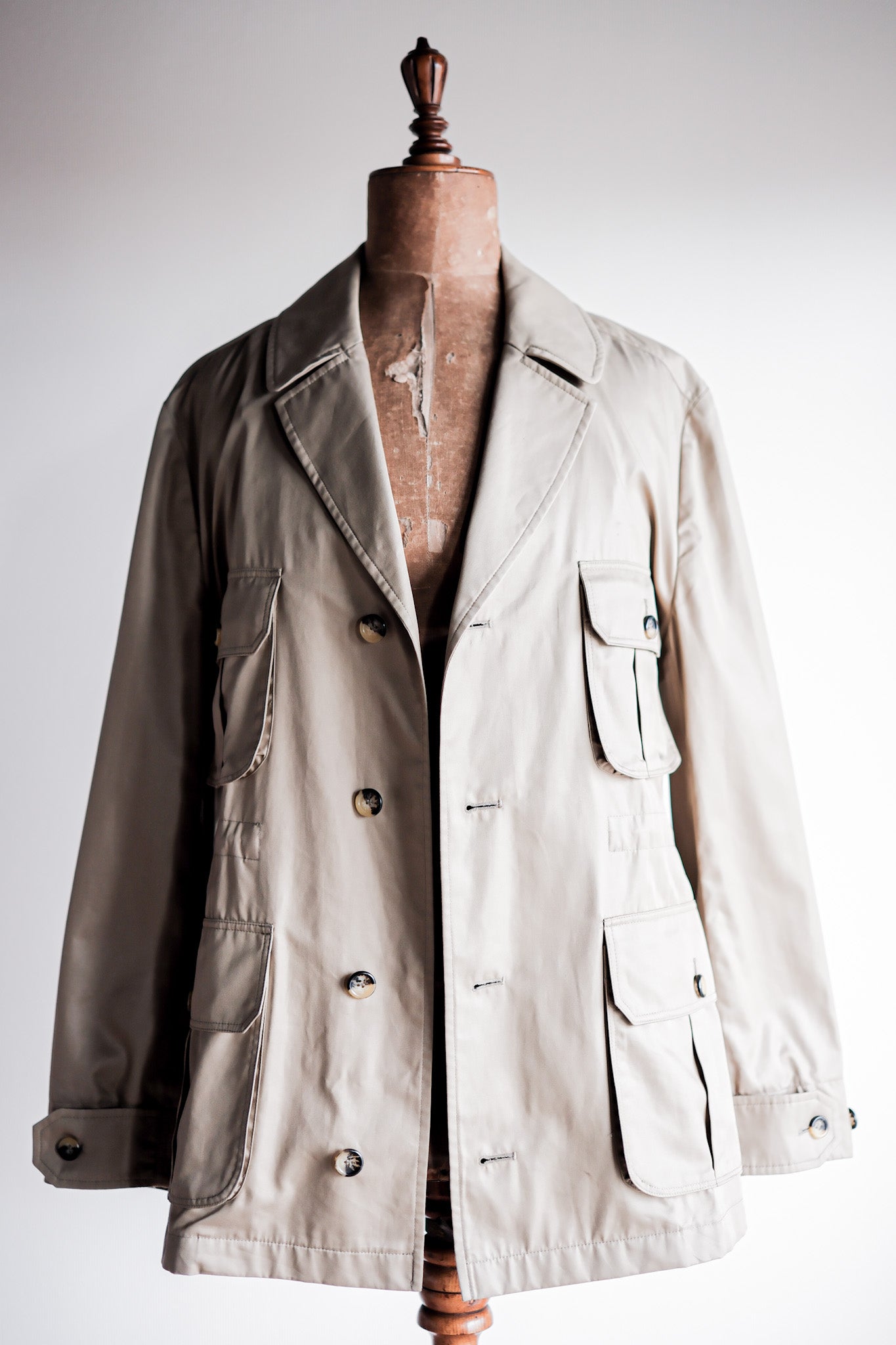 ［~00’s］Grenfell Safari Style Jacket With Chin Strap