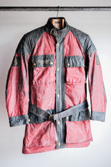 [~ 70's] แจ็คเก็ต Vintage Belstaff 2 Tone Red Waxed“ TrialMaster”“ สั่งซื้อที่กำหนดเอง”