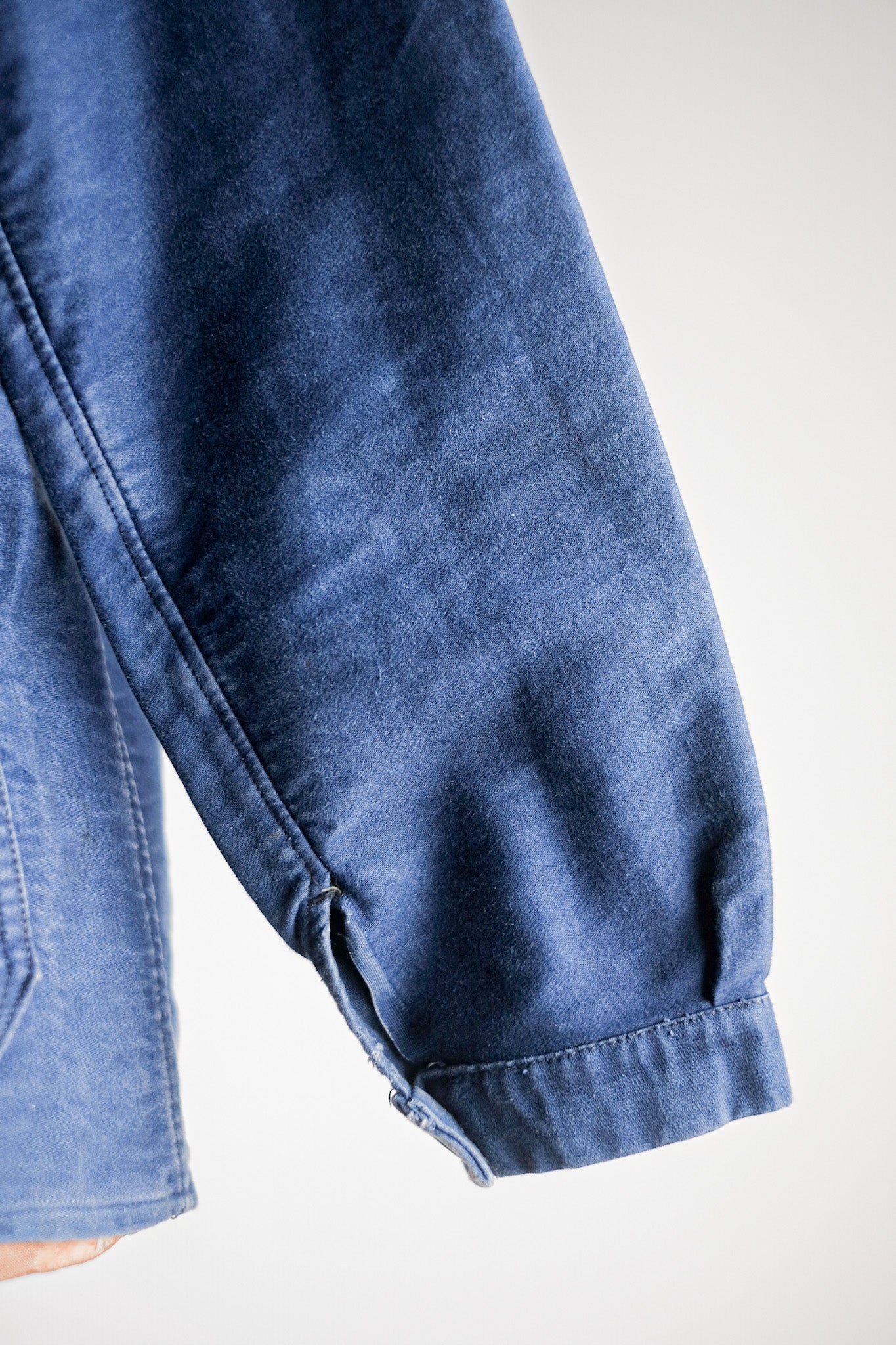 ［~40's］French Vintage Blue Moleskin Work Jacket
