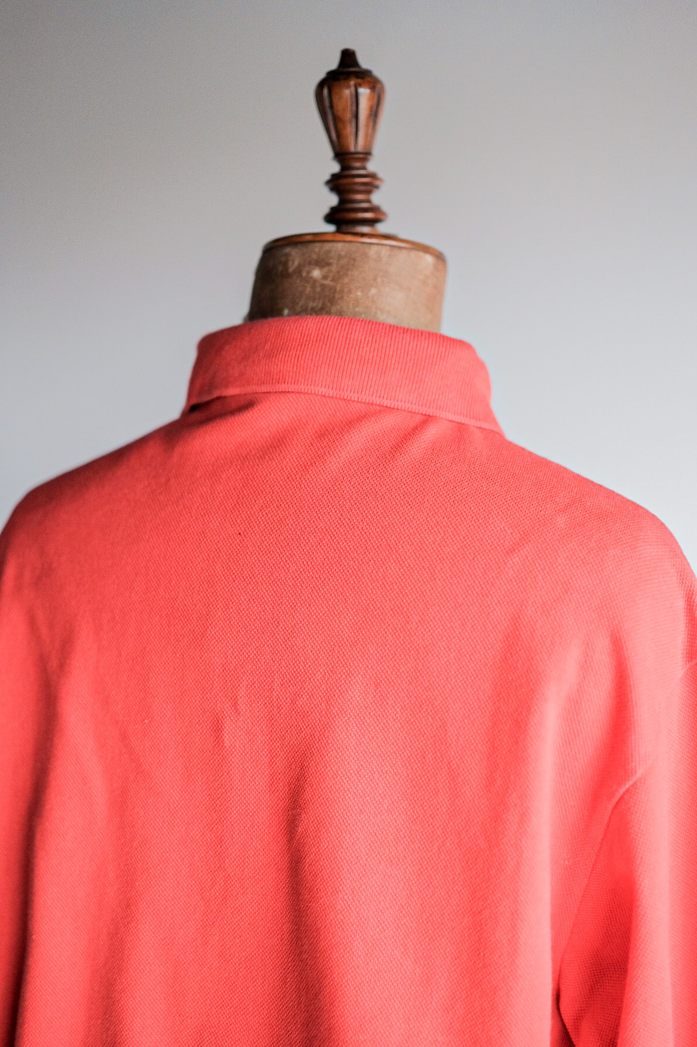［~70's］CHEMISE LACOSTE L/S Polo Sweatshirt Size.4 "Orange"