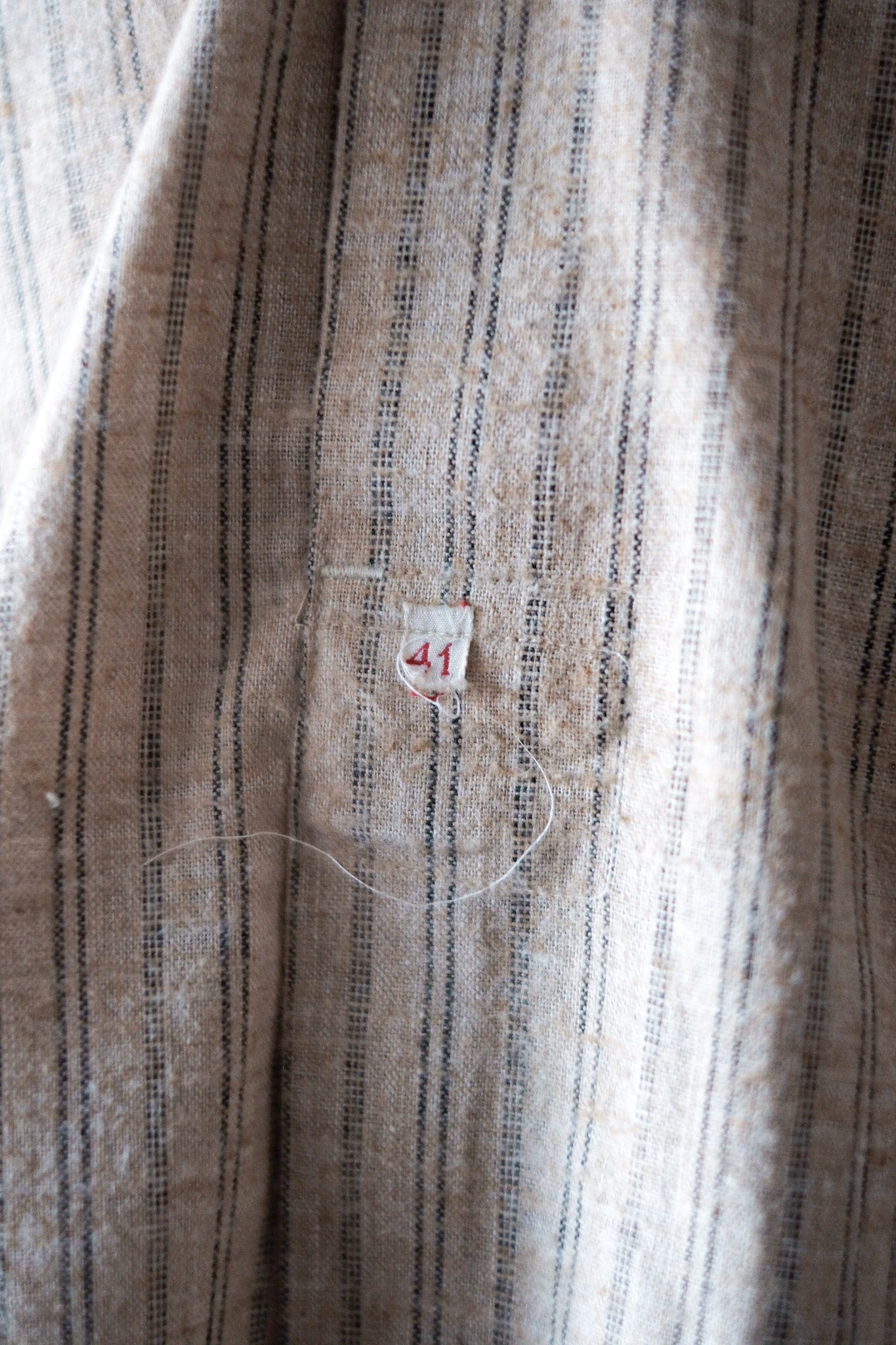 [〜30年代]法國復古爺爺襯衫“死股”