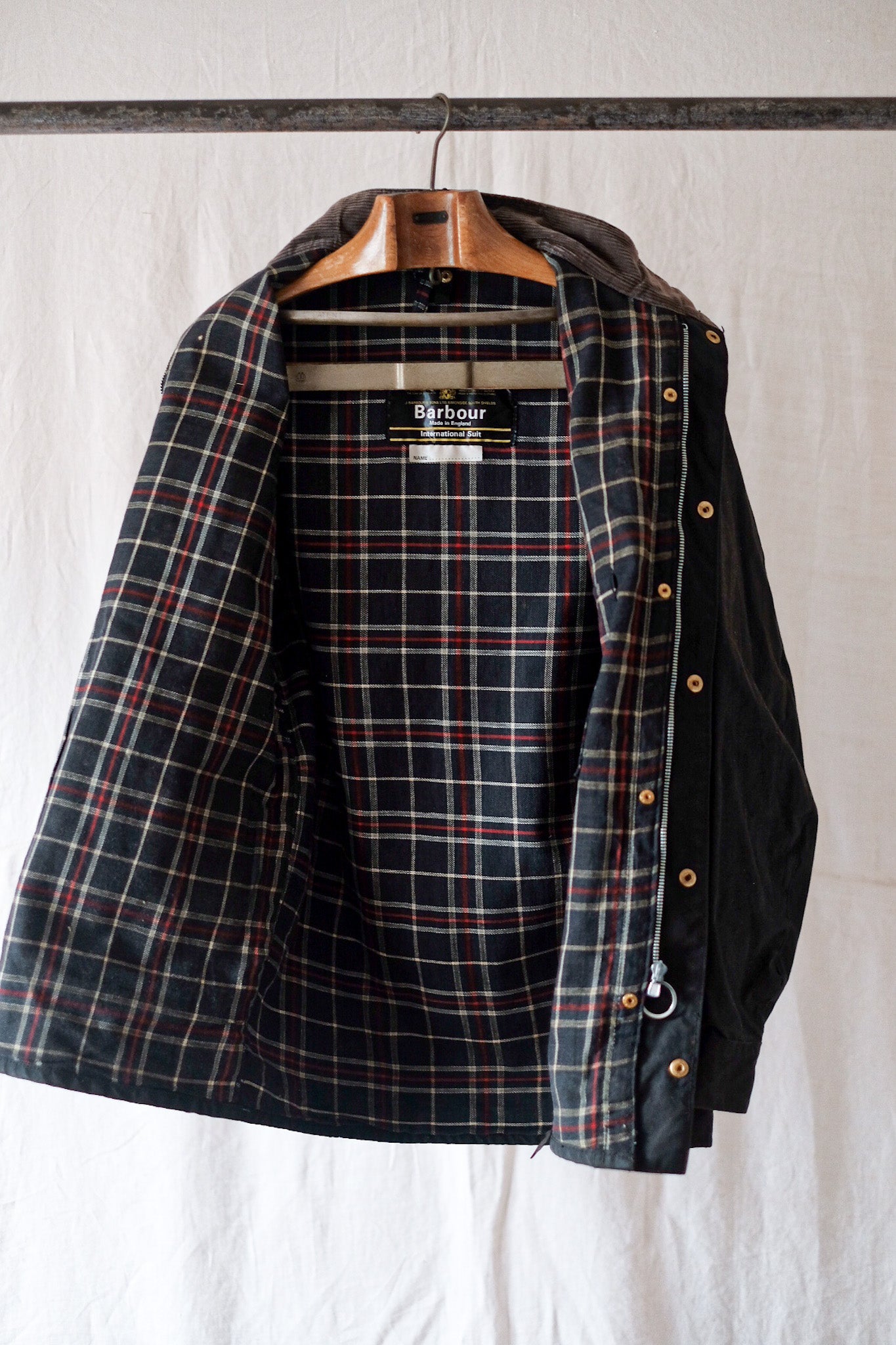 【~80's】Vintage Barbour "International Suit" 1 Crest Size.36