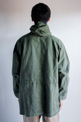 [~ 60's] ผ้าฝ้ายสีเขียววินเทจอังกฤษ smock "Blacks of Greenock"