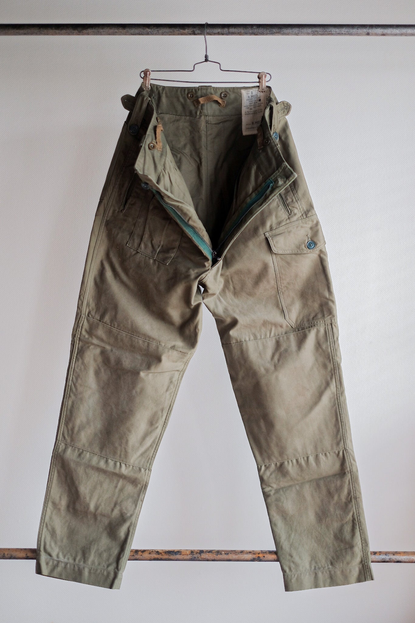 [〜60年代]英國軍隊1960年的圖案戰鬥褲尺寸。5