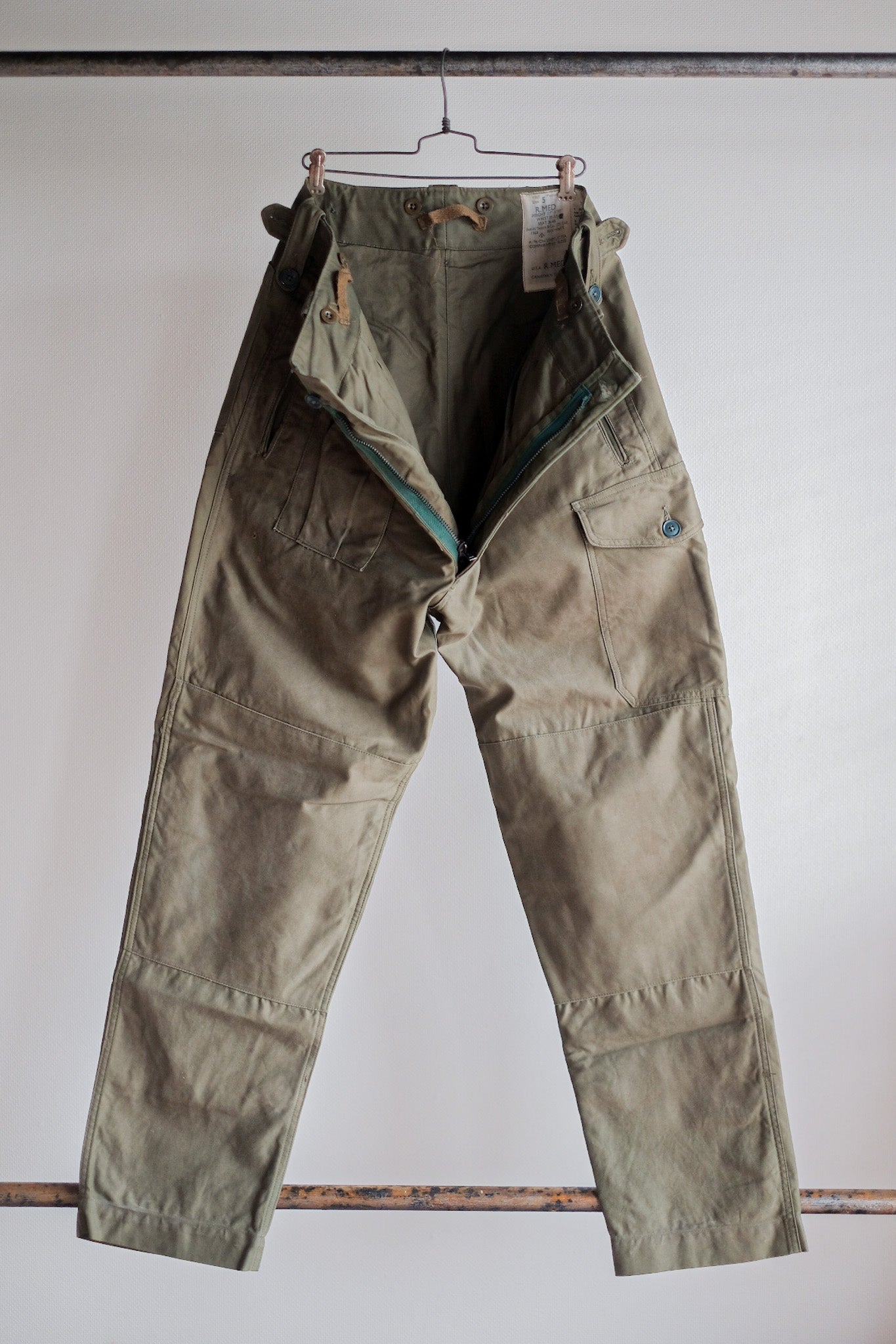 ［~60's］British Army 1960 Pattern Combat Trousers Size.5