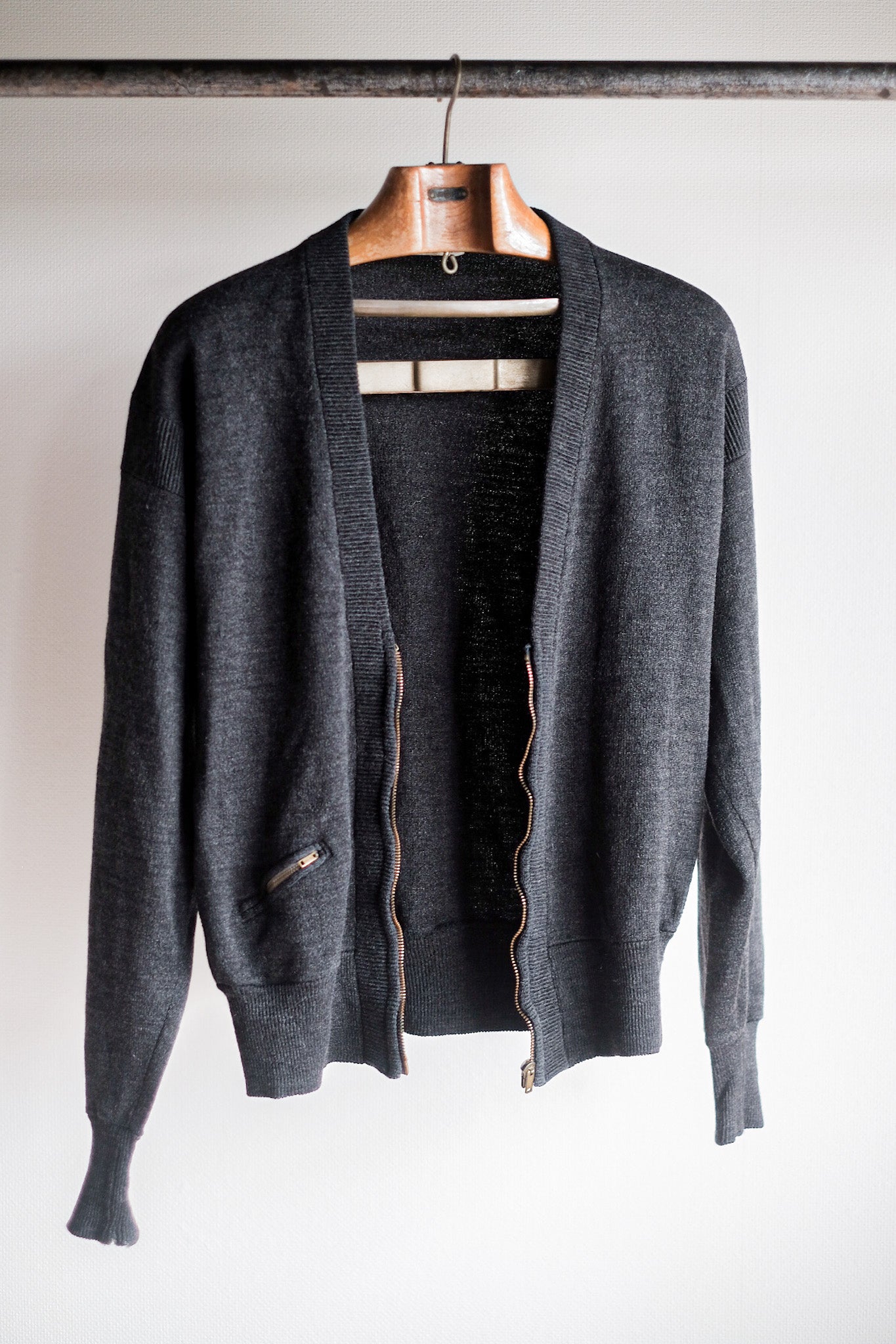 【~40's】French Vintage Wool Cardigan
