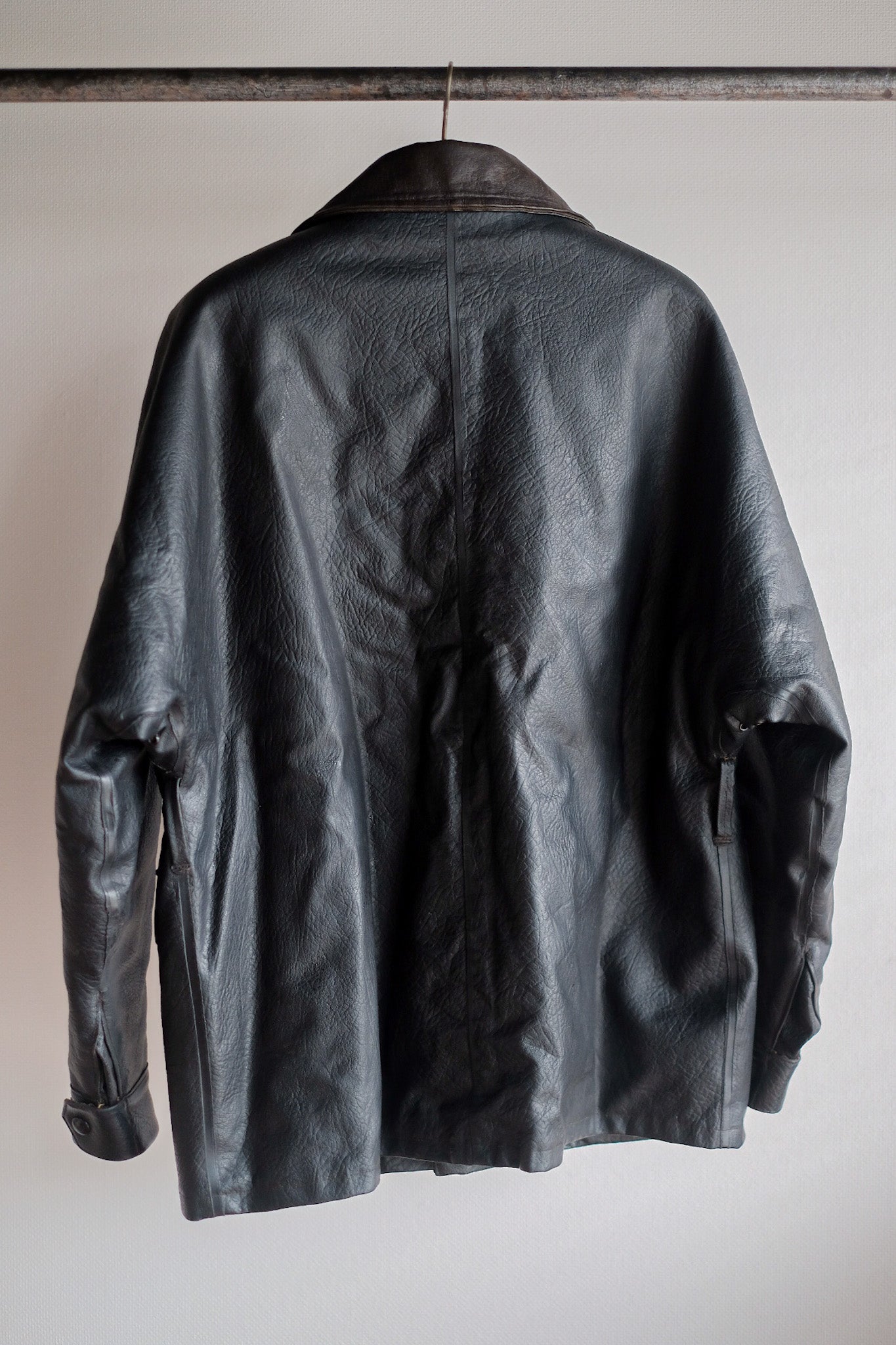 【~50's】Vintage Belstaff P.V.C Suit "BLACK PANTHER"