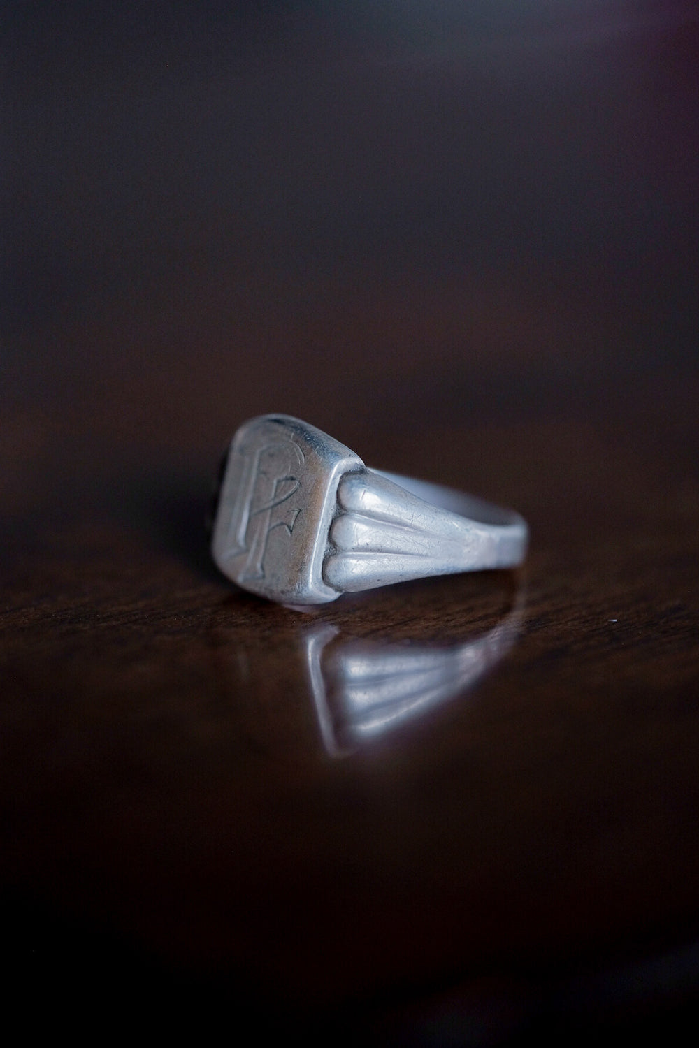 ［~70’s］Europe Vintage Silver 800 Ring