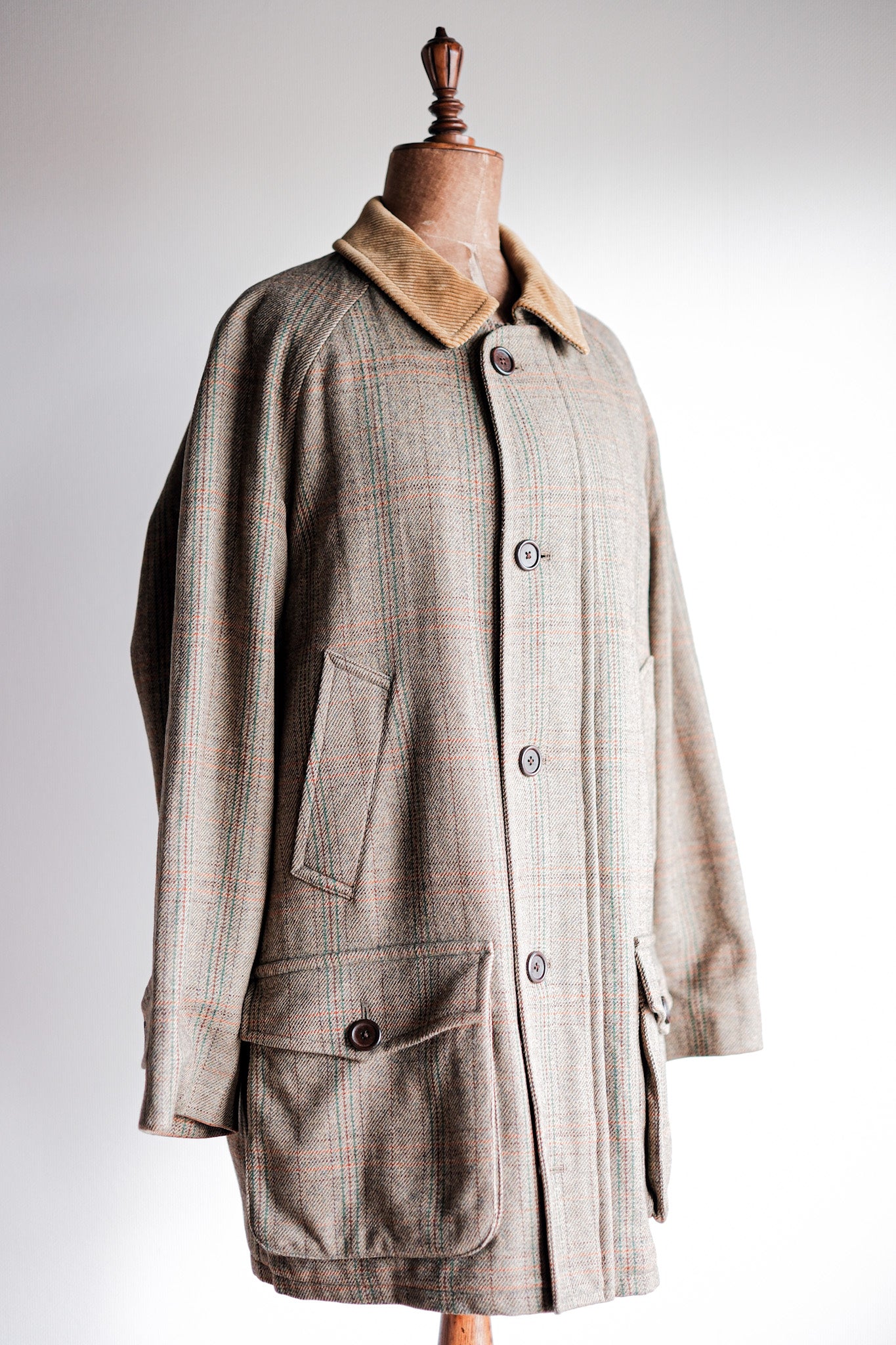 [〜90年代]舊的替代燈芯絨領羊毛夾克