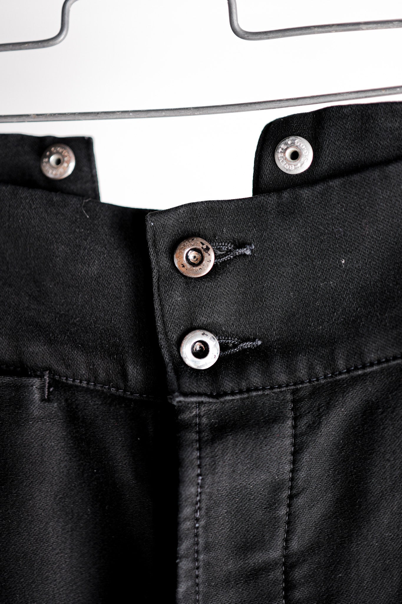 ［~50's］French Vintage Black Moleskin Work Pants "Adolphe Lafont"