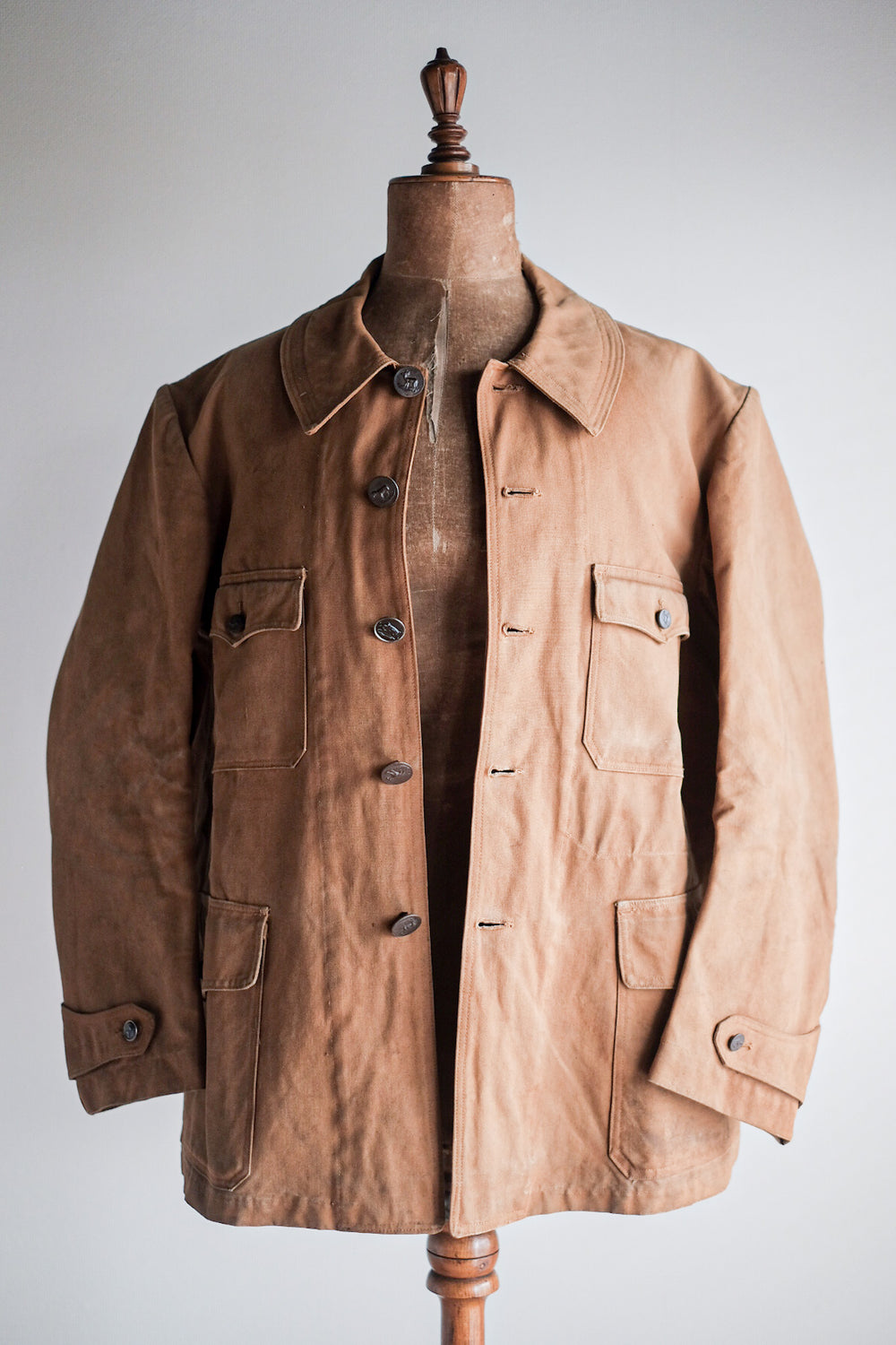 【~30’s】French Vintage Cotton Hunting Jacket