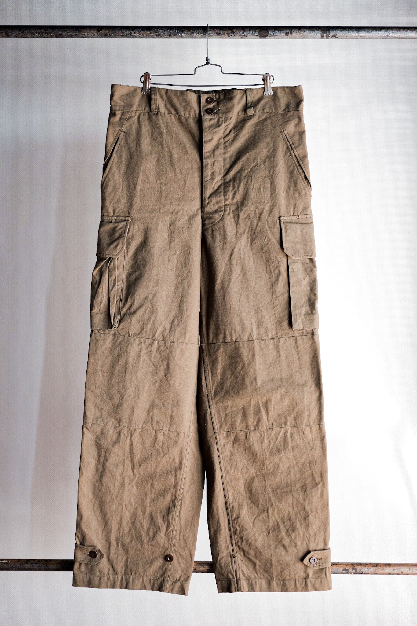 ［~50's］French Army M47 Field Trousers Size.33 "Dead Stock"