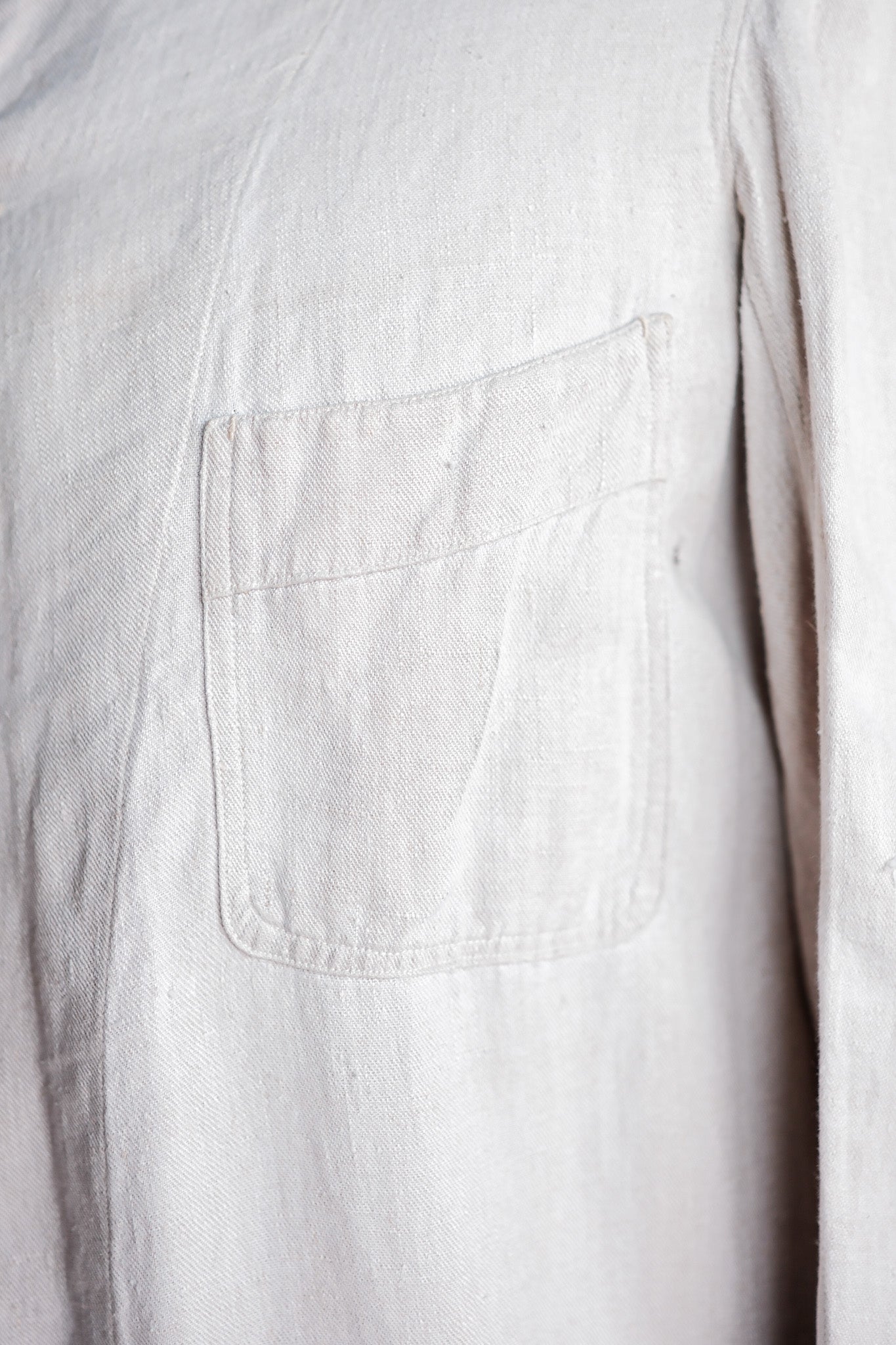 ［~20's］French Vintage Linen Jacket "Belle Jardiniere"
