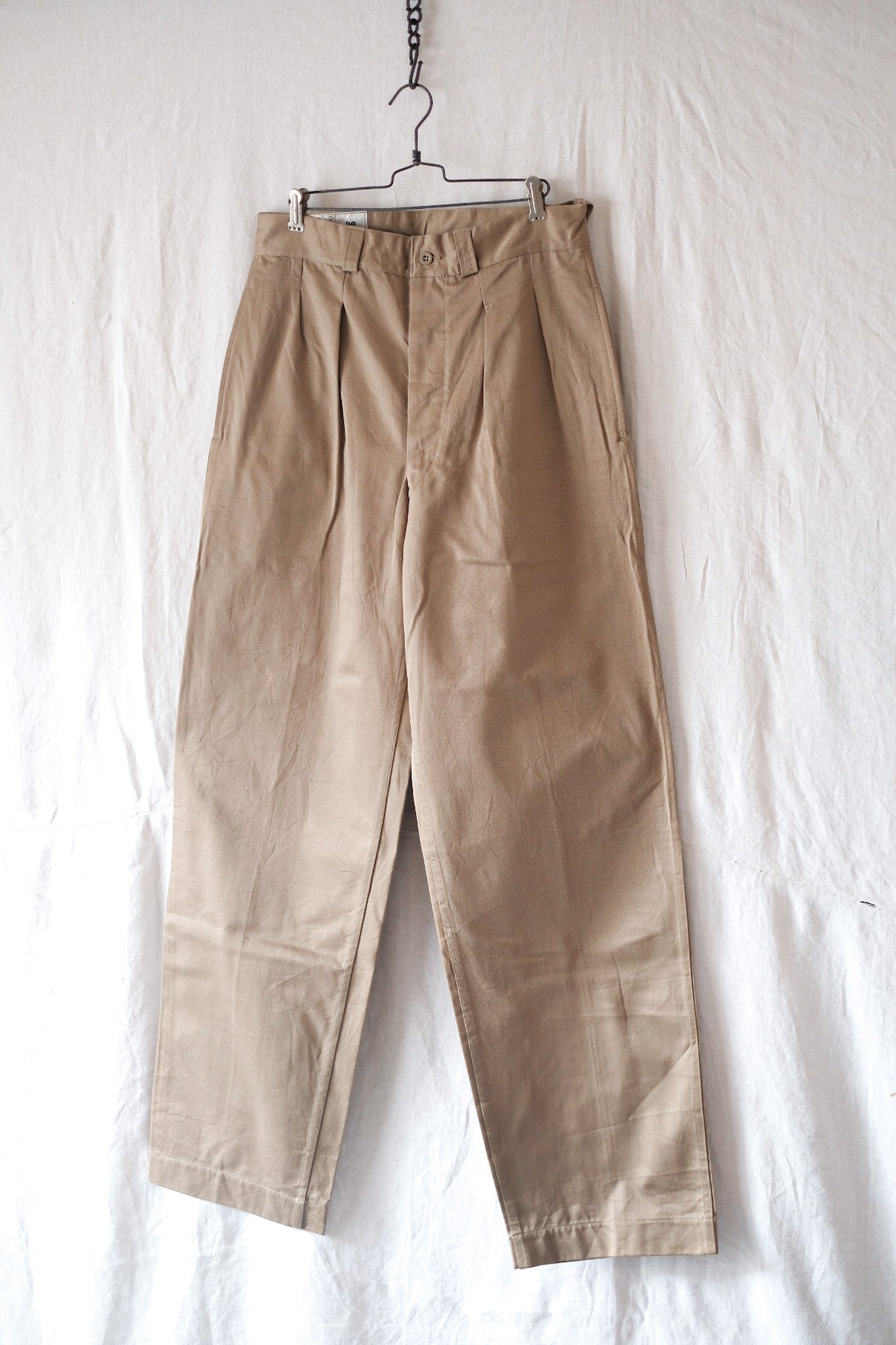 [~ 60's] armée française M52 Taille des pantalons chino.80L "Stock mort"