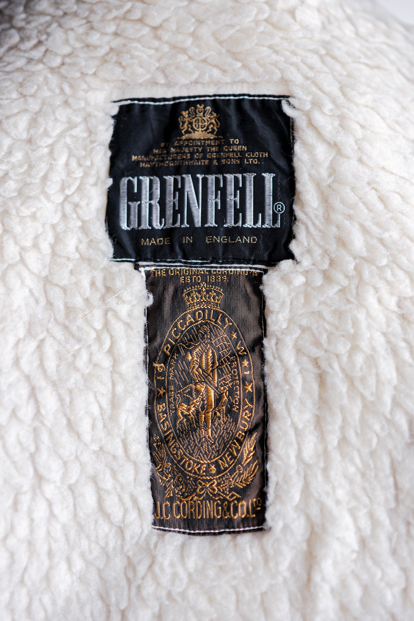【~80’s】Vintage Grenfell Outdoor Jacket Size.40 "JC.CORDINGS & CO.LTD 別注"