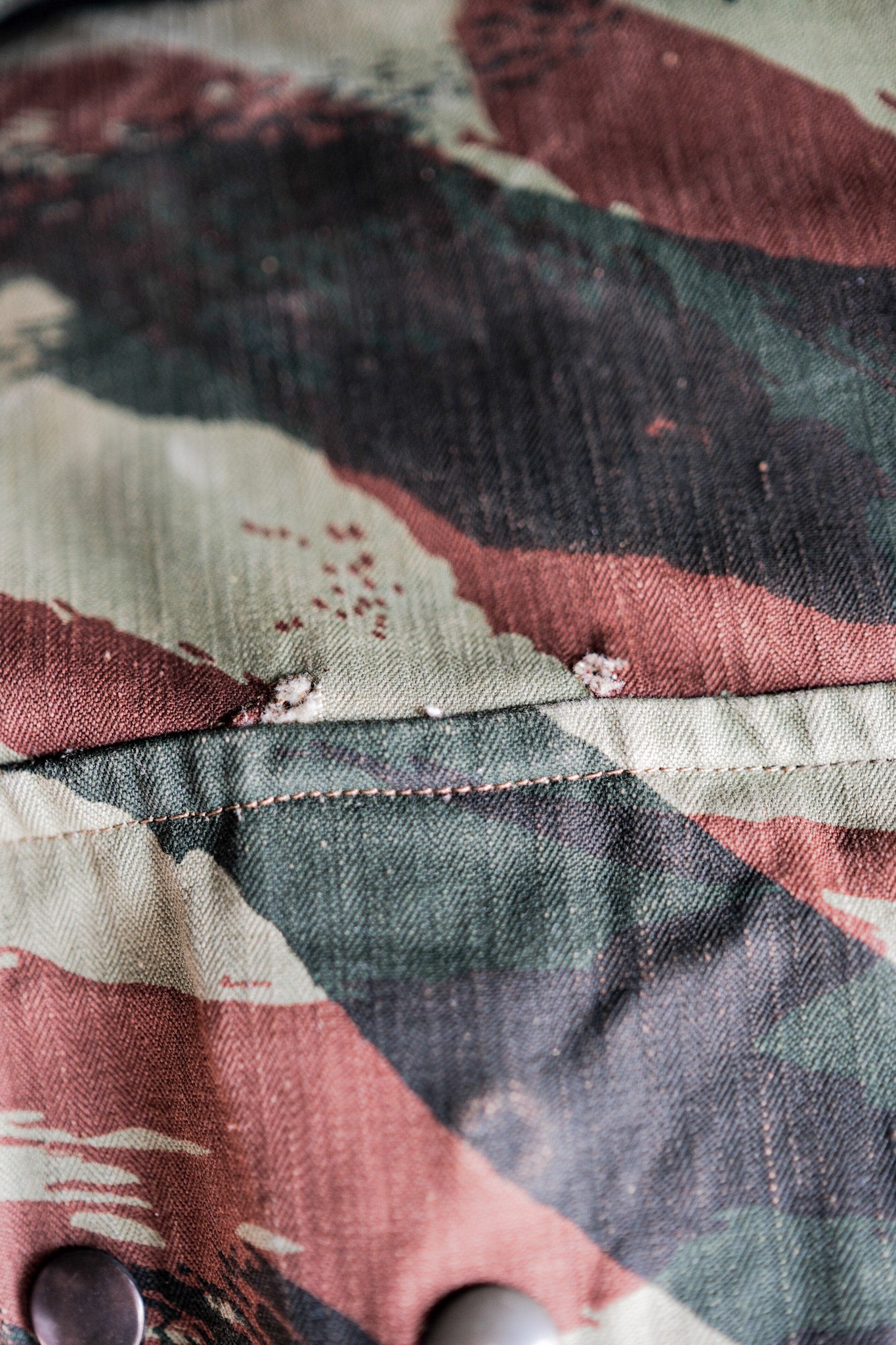 【~60's】French Army TAP47/56 Lizard Camo Paratrooper Jacket