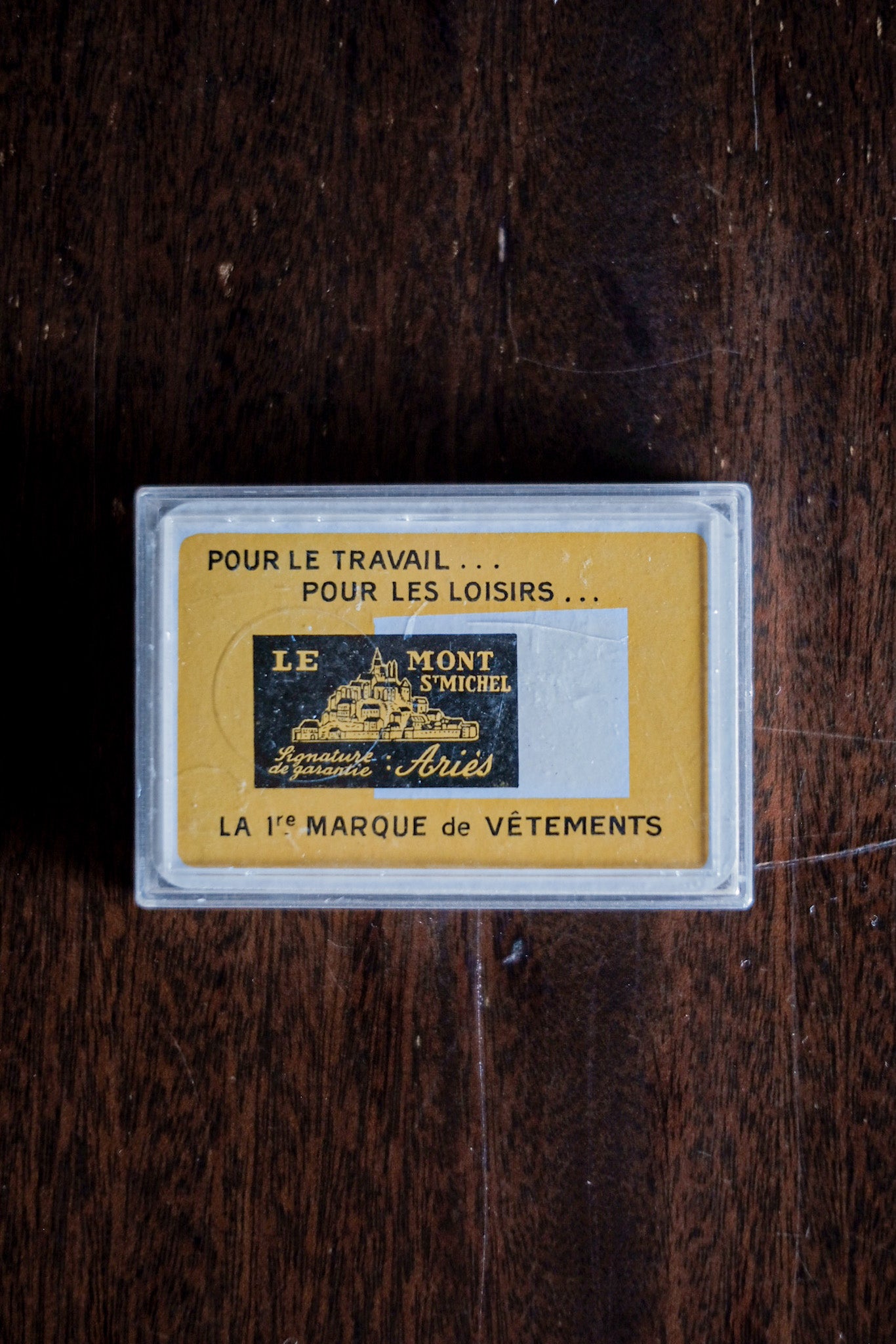[~ 40's] Cartes de jeu vintage françaises "Le Mont Stmichel"