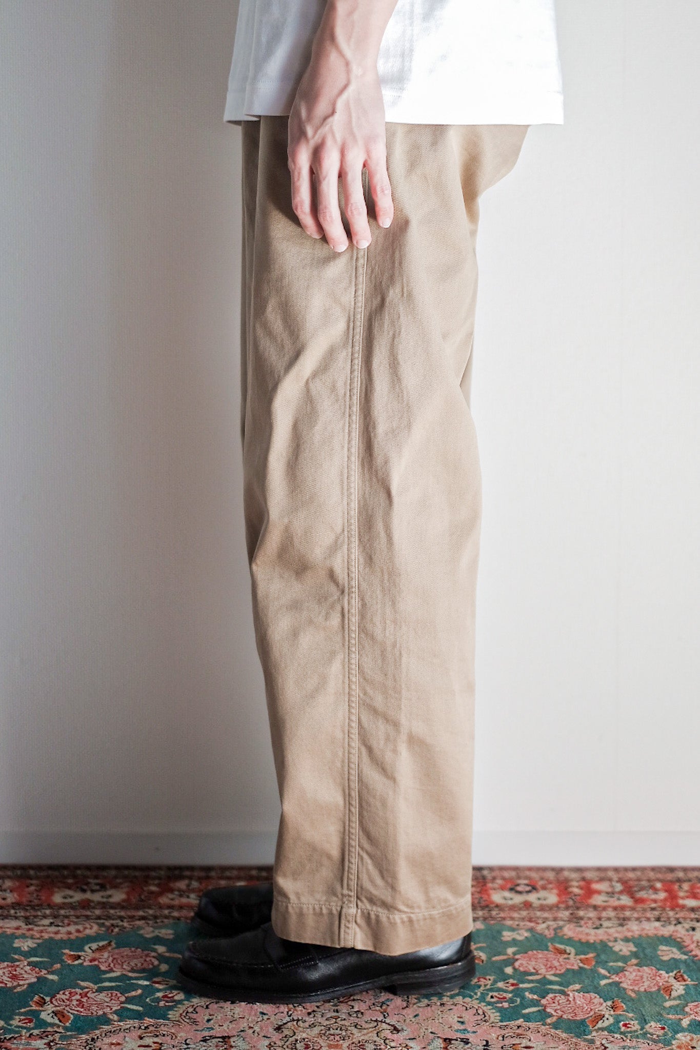 [~ 60's] French Army M52 CHINO TROUSERS SIZE.21