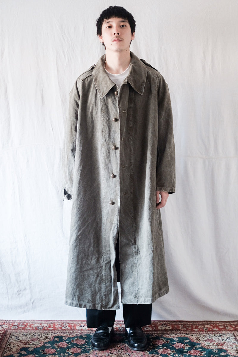 [~ 50's] กองทัพฝรั่งเศส M35 เสื้อมอเตอร์ไซค์ "ผ้าลินินฝ้าย"