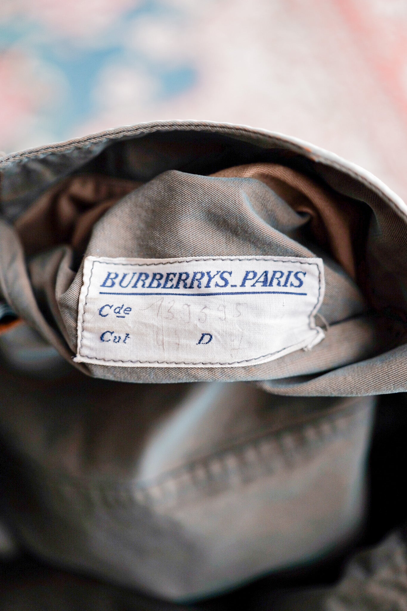 ［~50's］Vintage Burberry's Single Raglan Balmacaan Coat C100 "TAMAMUSHI" "Made in France"