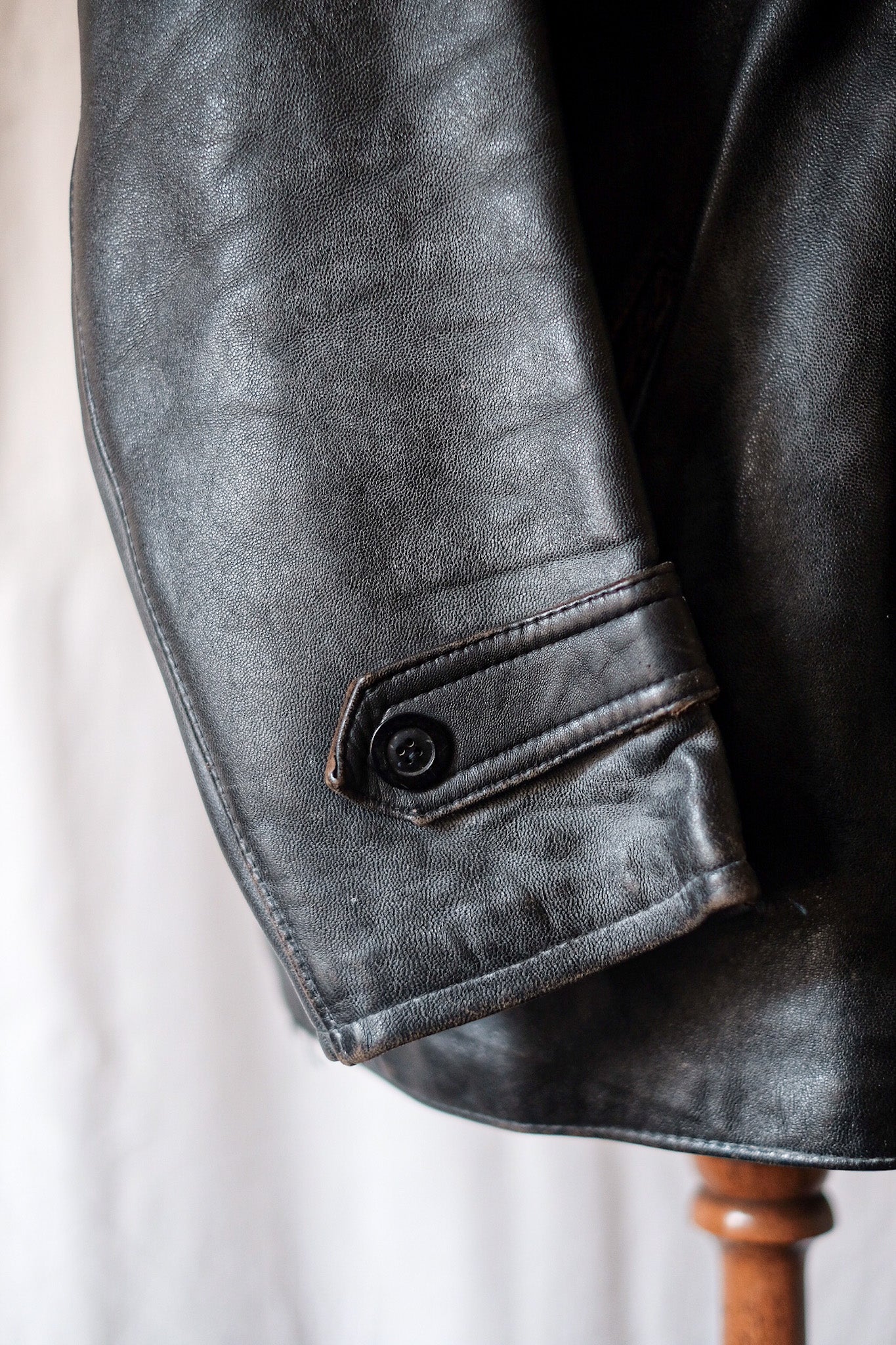 [~ 60's] French Vintage Le Corbusier Leather Work Jacket