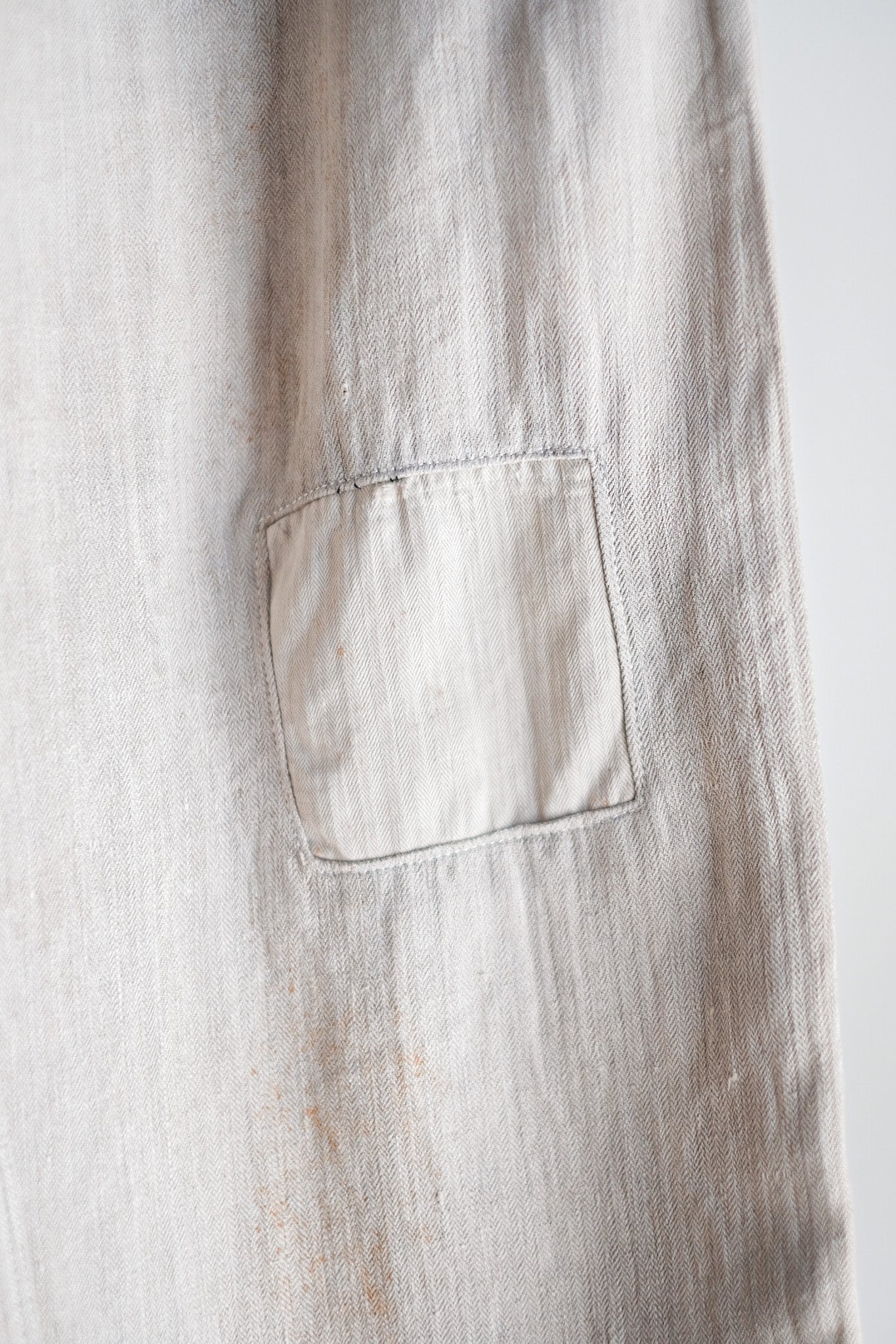 ［~40's］WW2 German Army Drillich HBT Linen Trousers