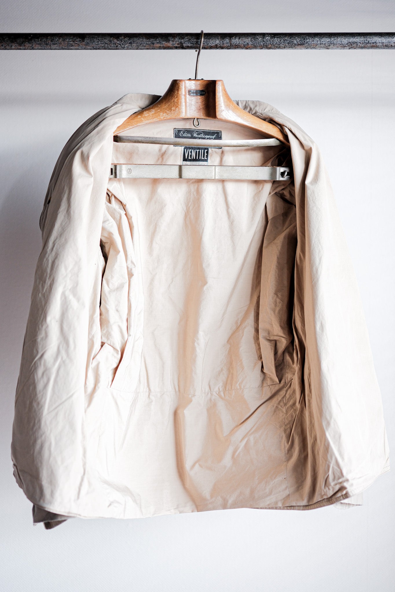 ［~50's］British Vintage Half Belt Ventile Jacket "Elton Weatherpoof"