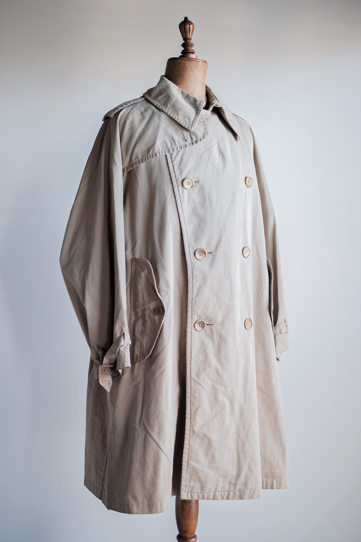 ［~60's］Vintage Burberry's Single Raglan Trench Coat "COMMANDER Ⅱ"