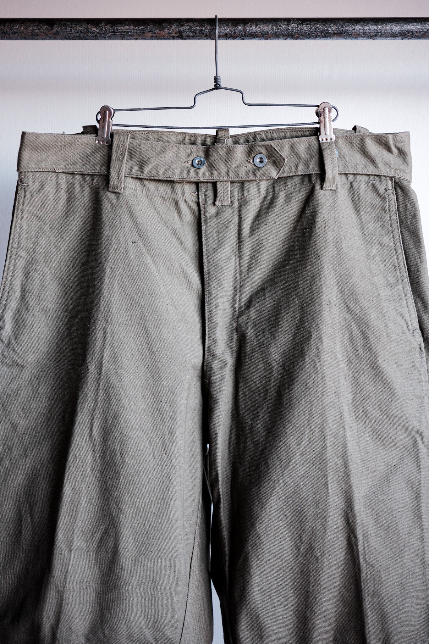 ［~40's］French Army Unusual Pattern Trousers "Dead Stock"