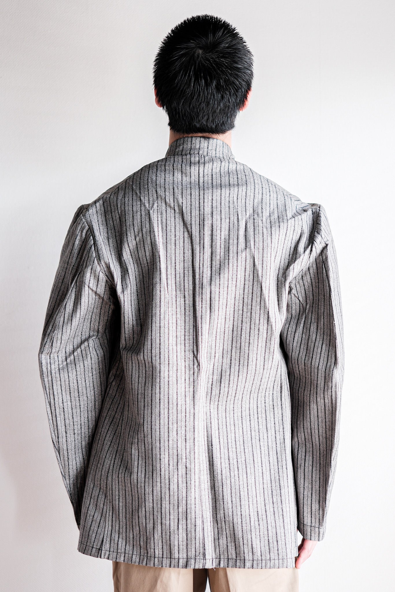 ［~40’s］Swedish Army Stand Collar Hospital Jacket “Dead Stock”