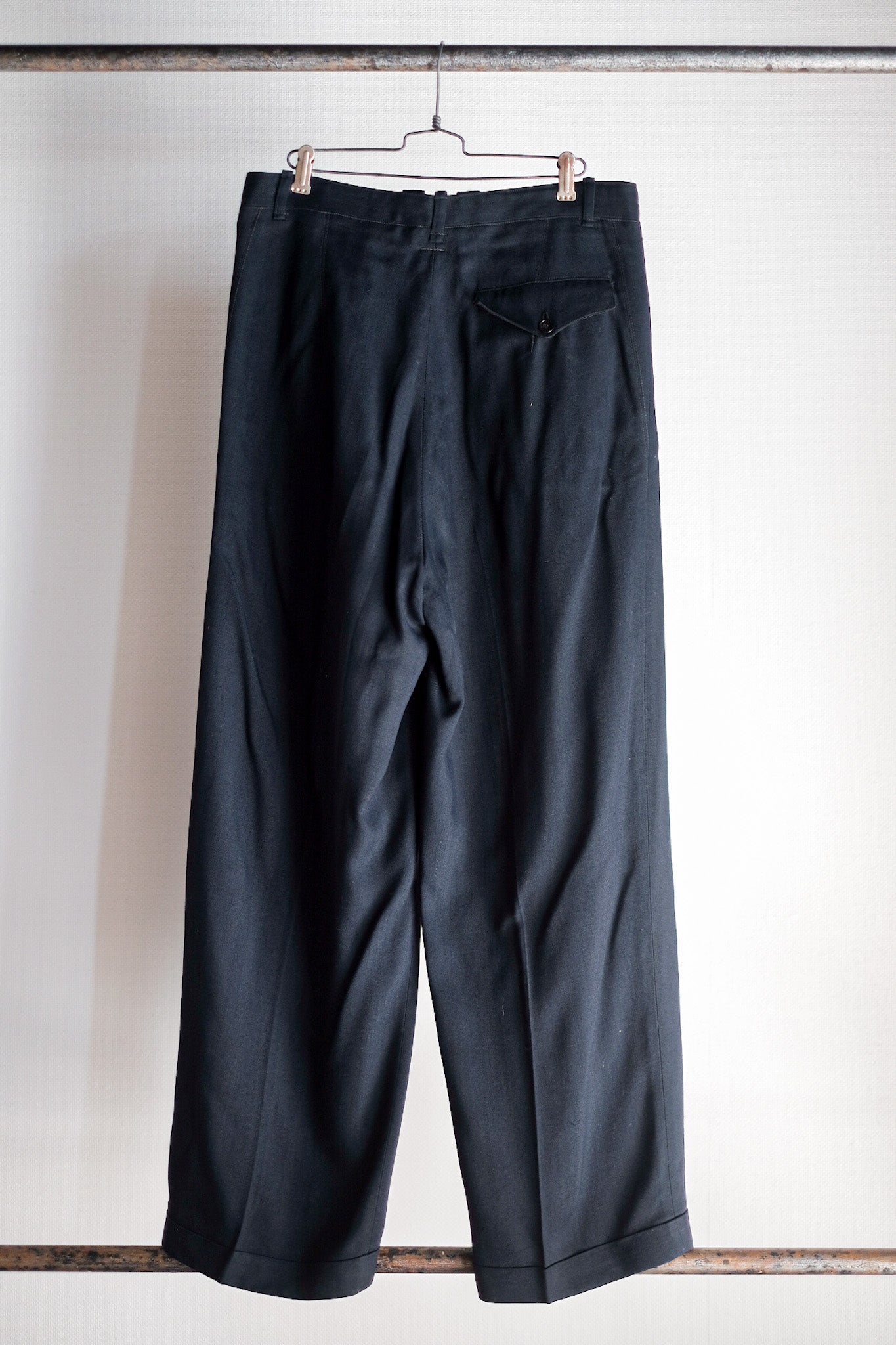 【~40's】German Vintage Rayon Wool Trousers