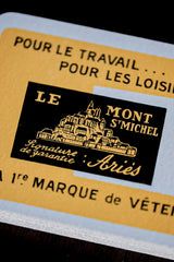 【~40's】French Vintage Playing Cards "Le Mont St Michel"