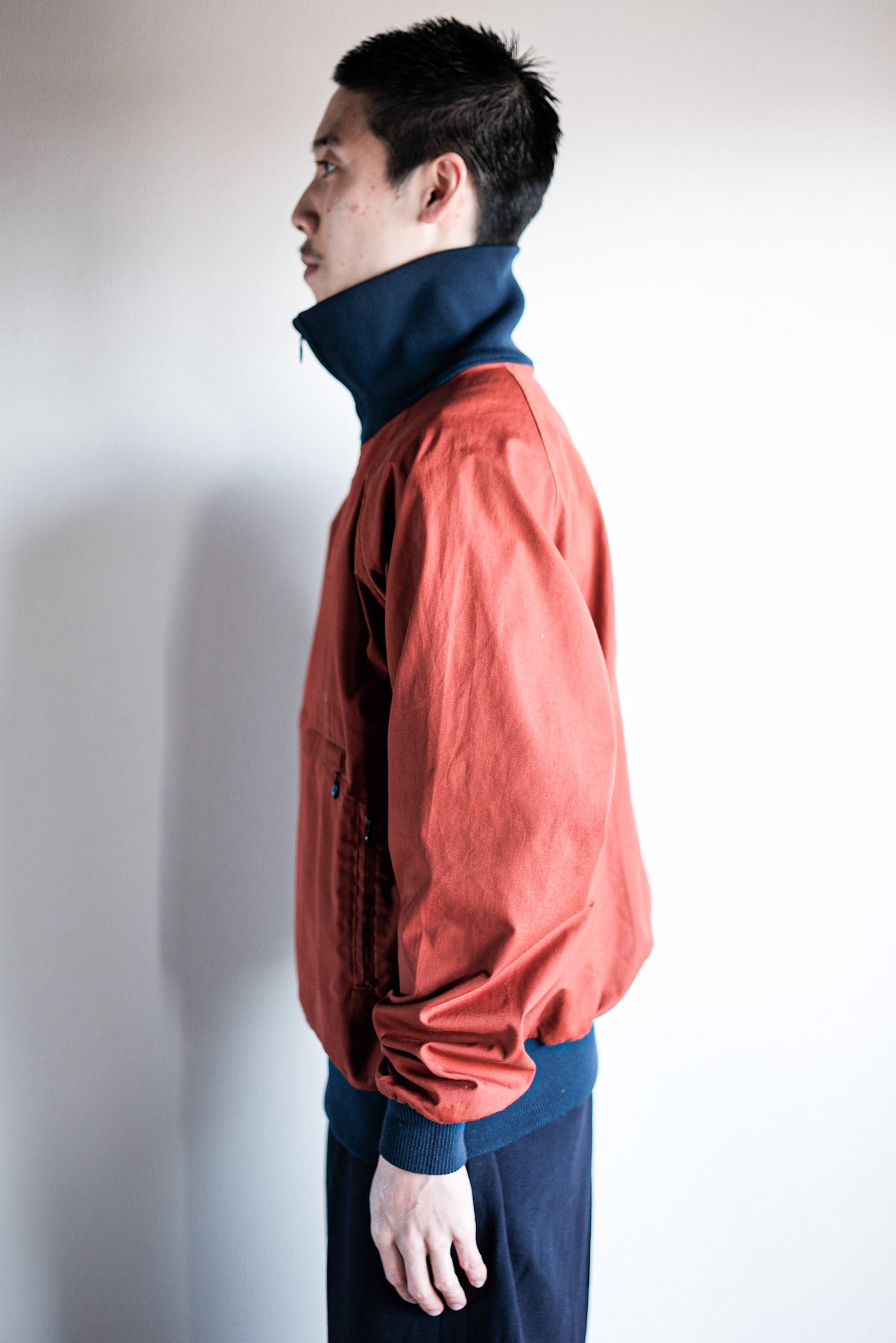 【~70's】American Vintage Cotton × Polyester Smock Size.M